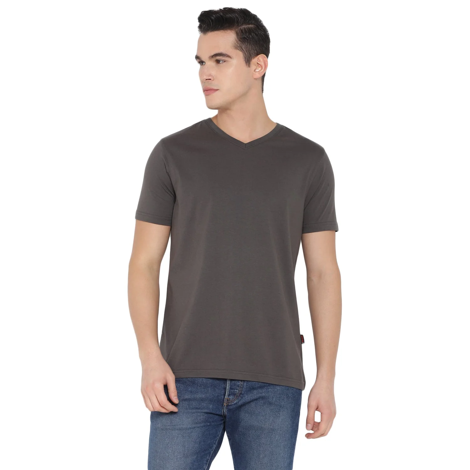 Red Chief Gray T-Shirt for Men O-8220052 005