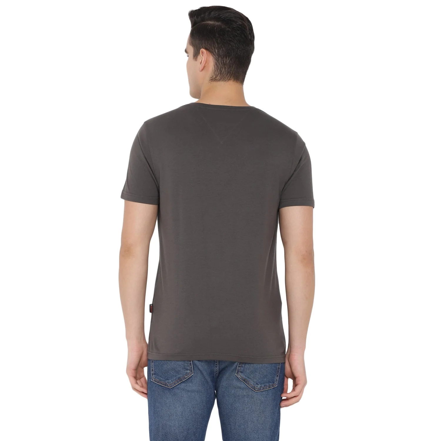 Red Chief Gray T-Shirt for Men O-8220052 005 - Image 4