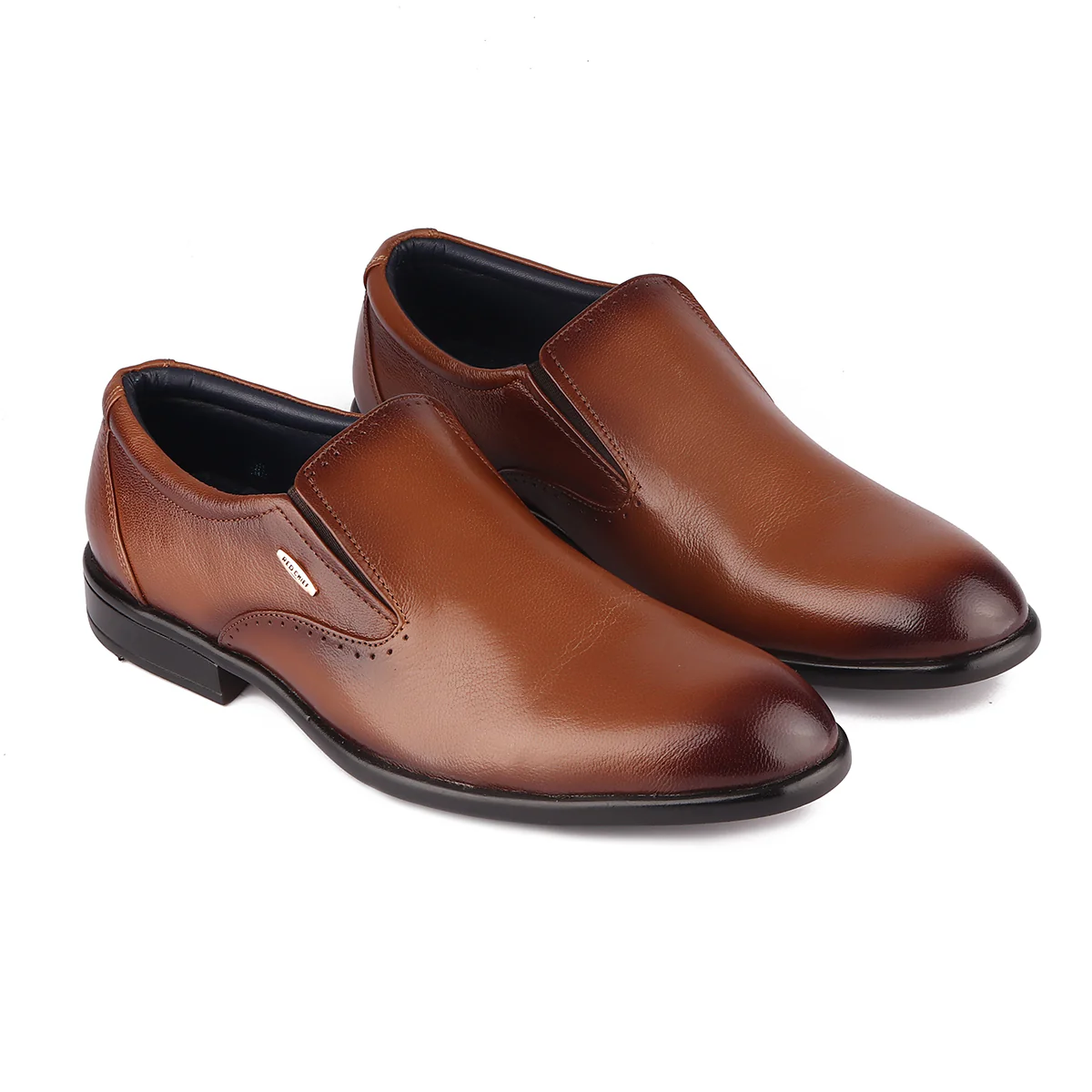 Red Chief Leather Low Ankle Slip On Tan Formal Shoes For Men |RC1945 006 - Image 3