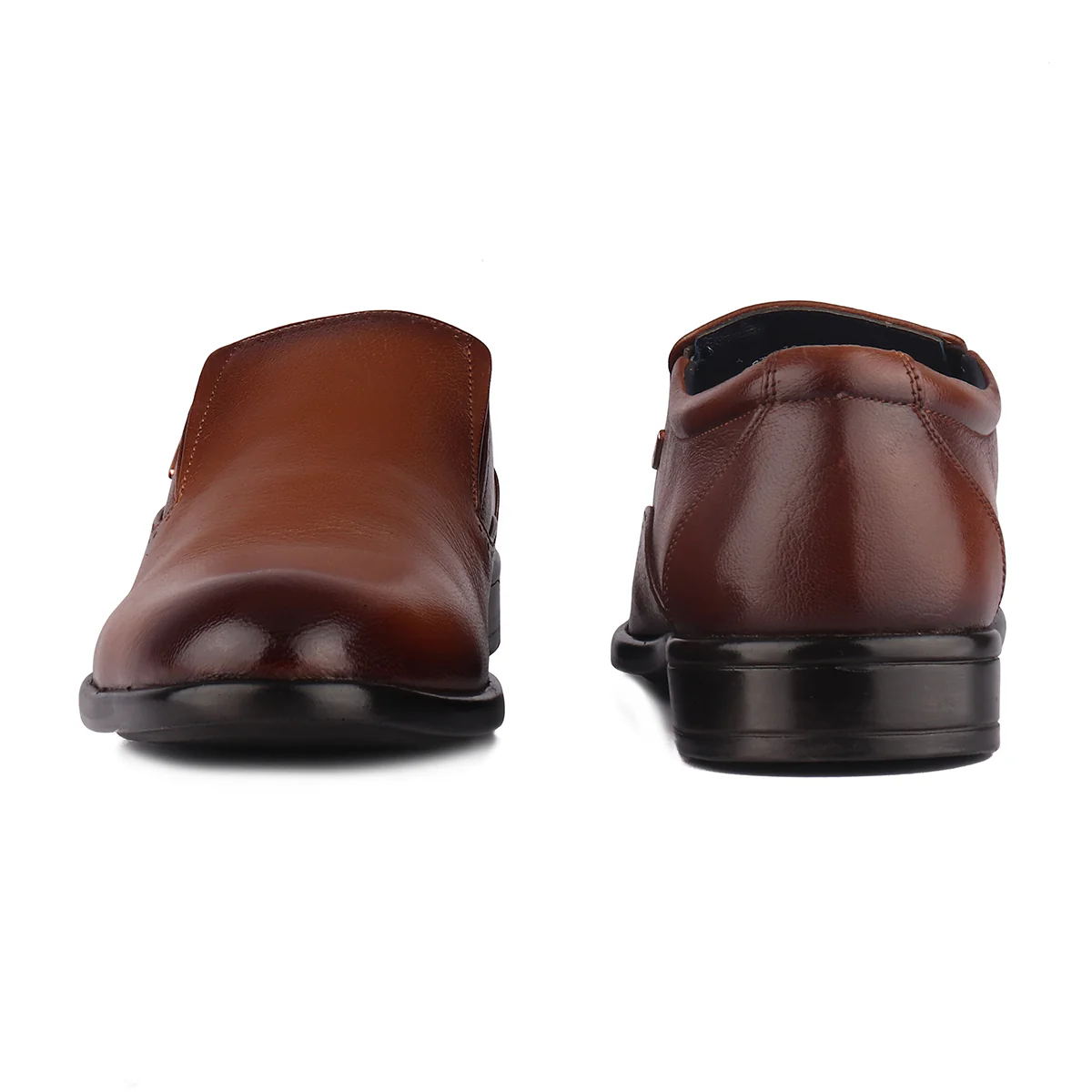 Red Chief Leather Low Ankle Slip On Tan Formal Shoes For Men |RC1945 006 - Image 8