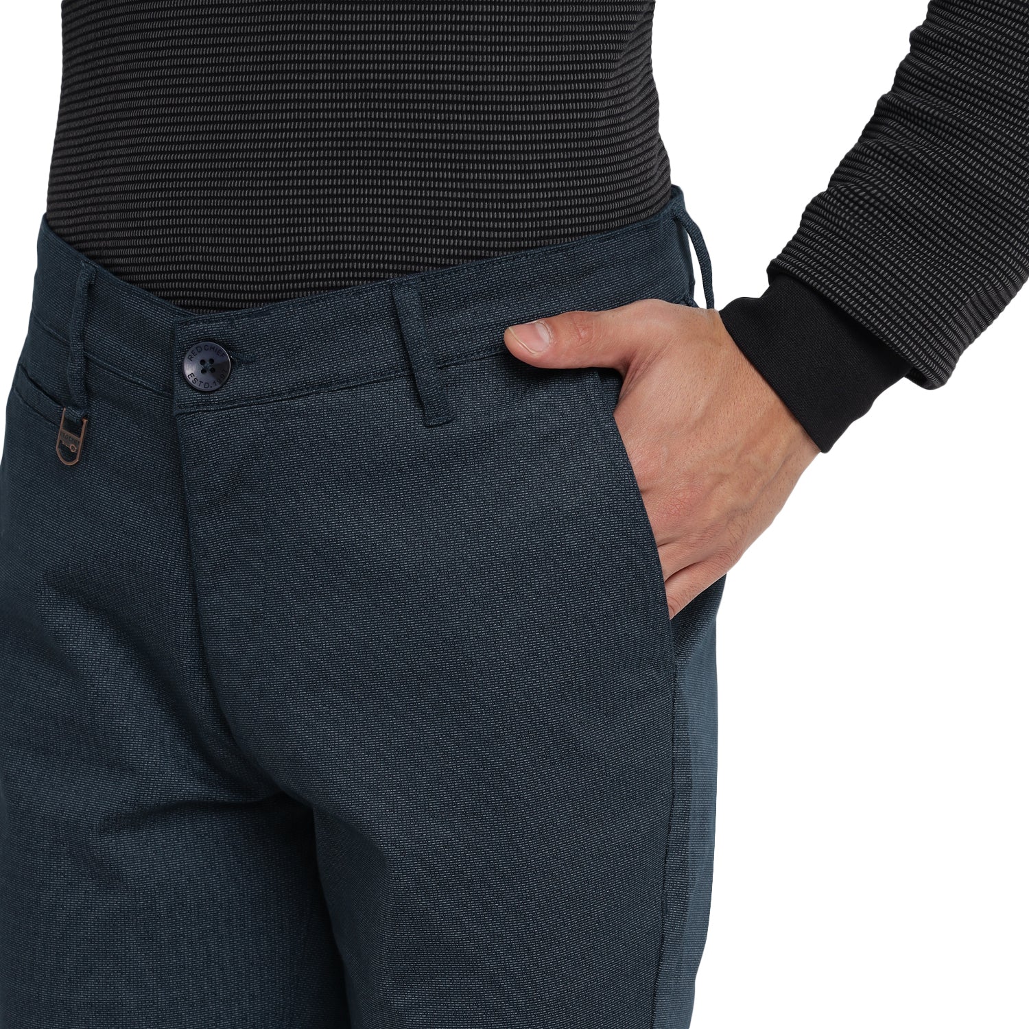 Red Chief Navy Trouser for Men T8560160 156 - Image 8