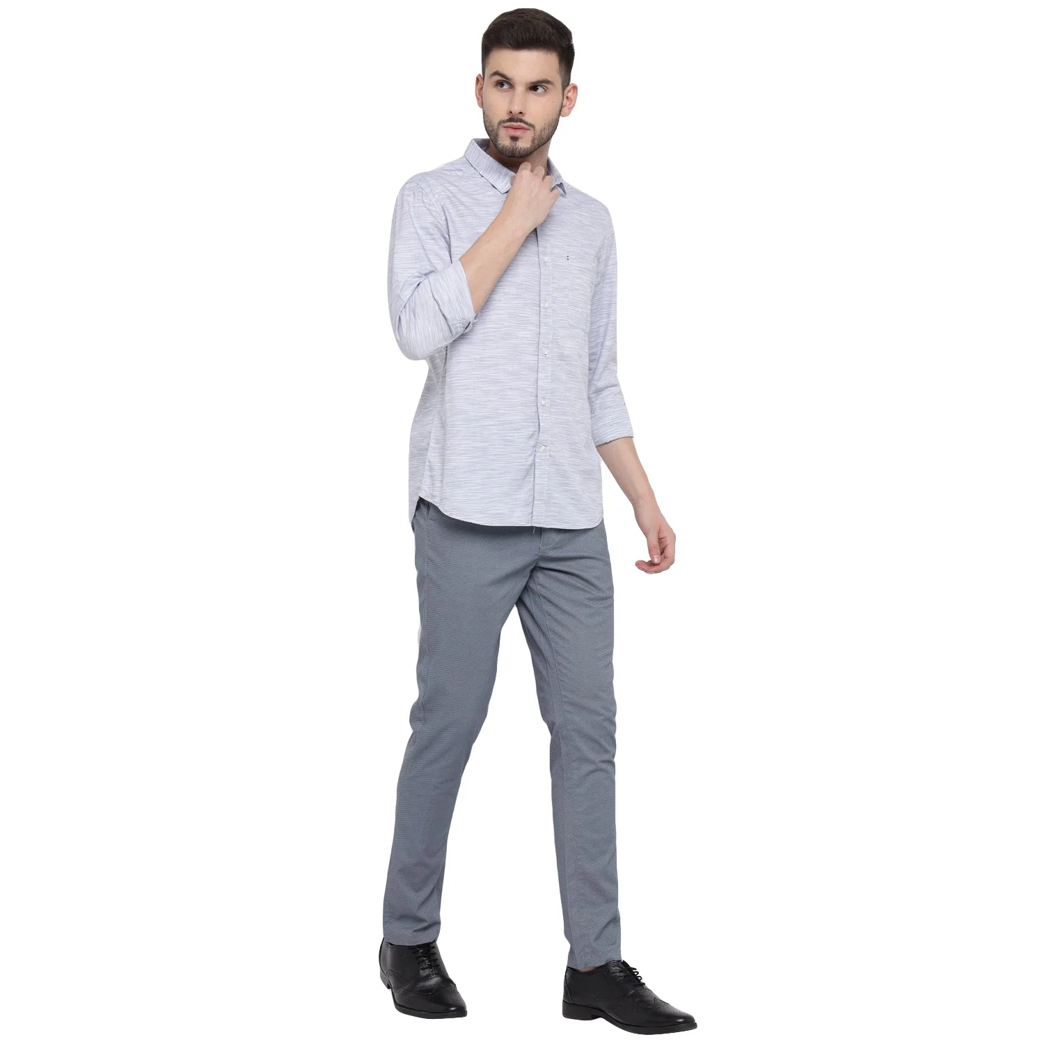 Red Chief White/Blue Trouser for Men T8560162 157 - Image 3