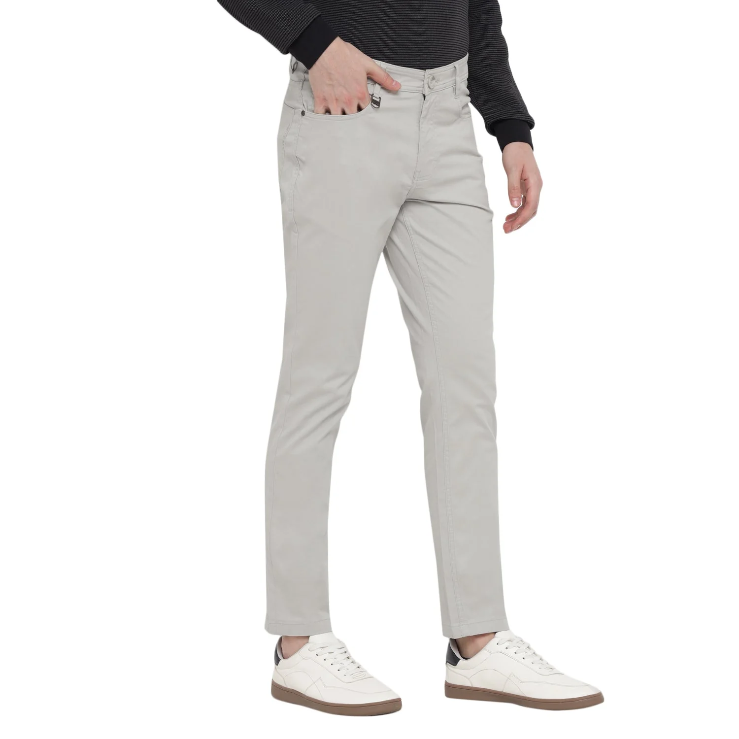 Red Chief Gray Trouser for Men T8560164 005 - Image 6
