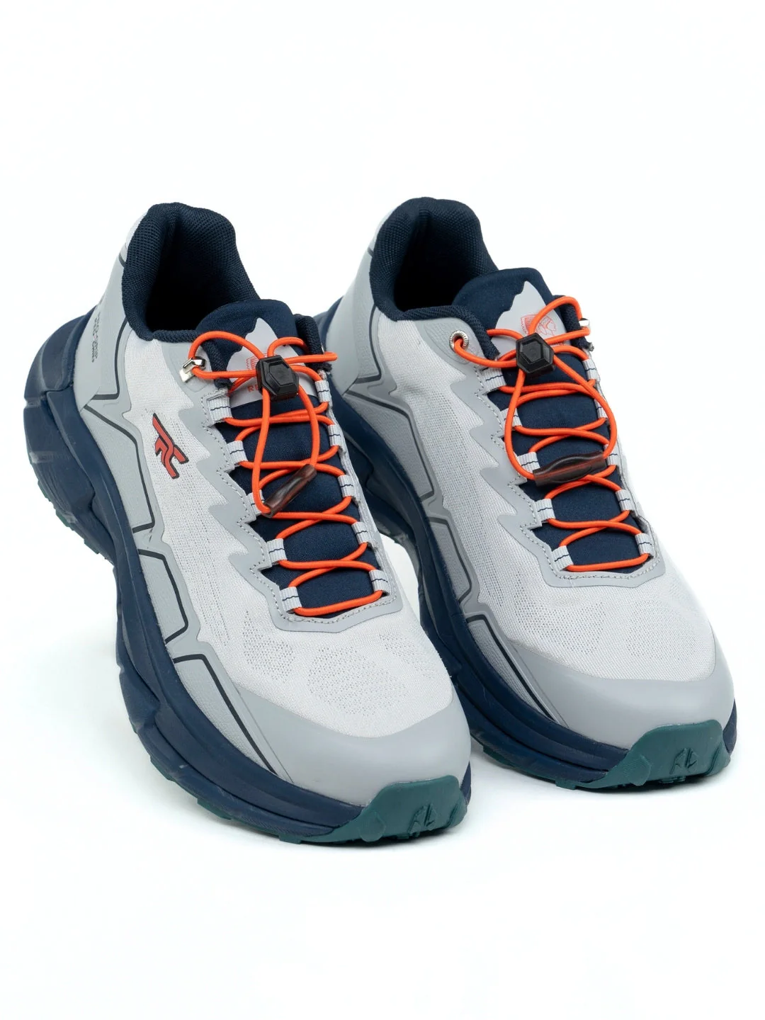 Red Chief Sports Gray/Blue Running Shoes For Men R1701 CC58 - Image 5