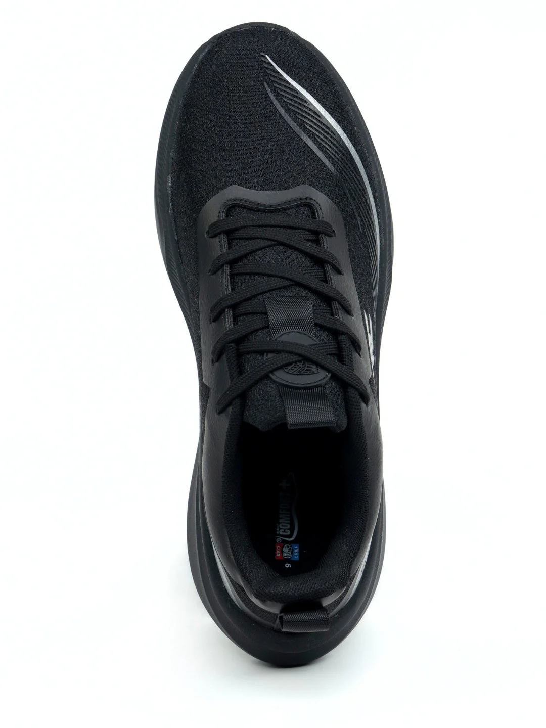 Red Chief Sports Black Running Shoes For Men R1703 001 - Image 7