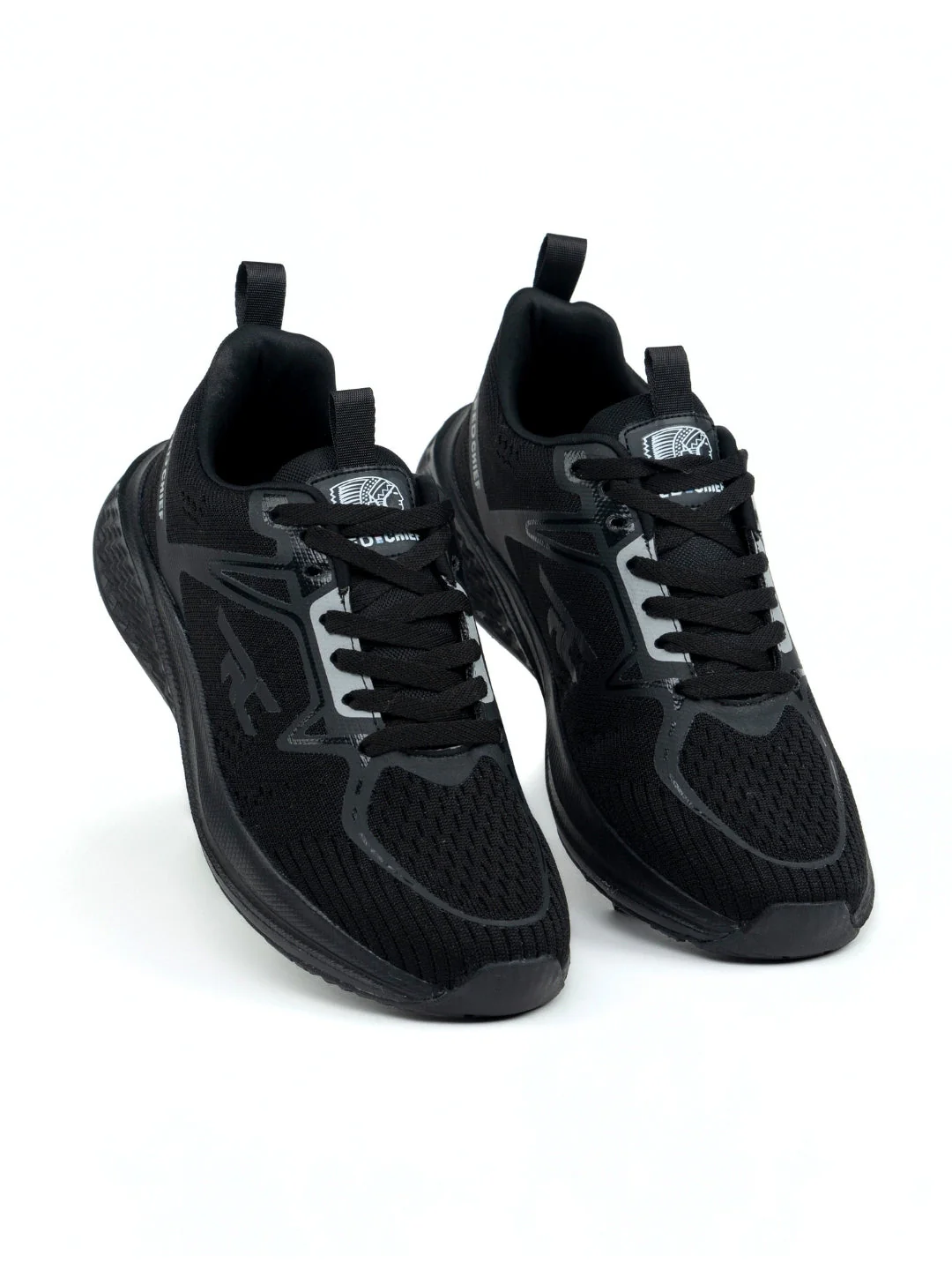 Red Chief Sports Black Running Shoes For Men R1707 001 - Image 6