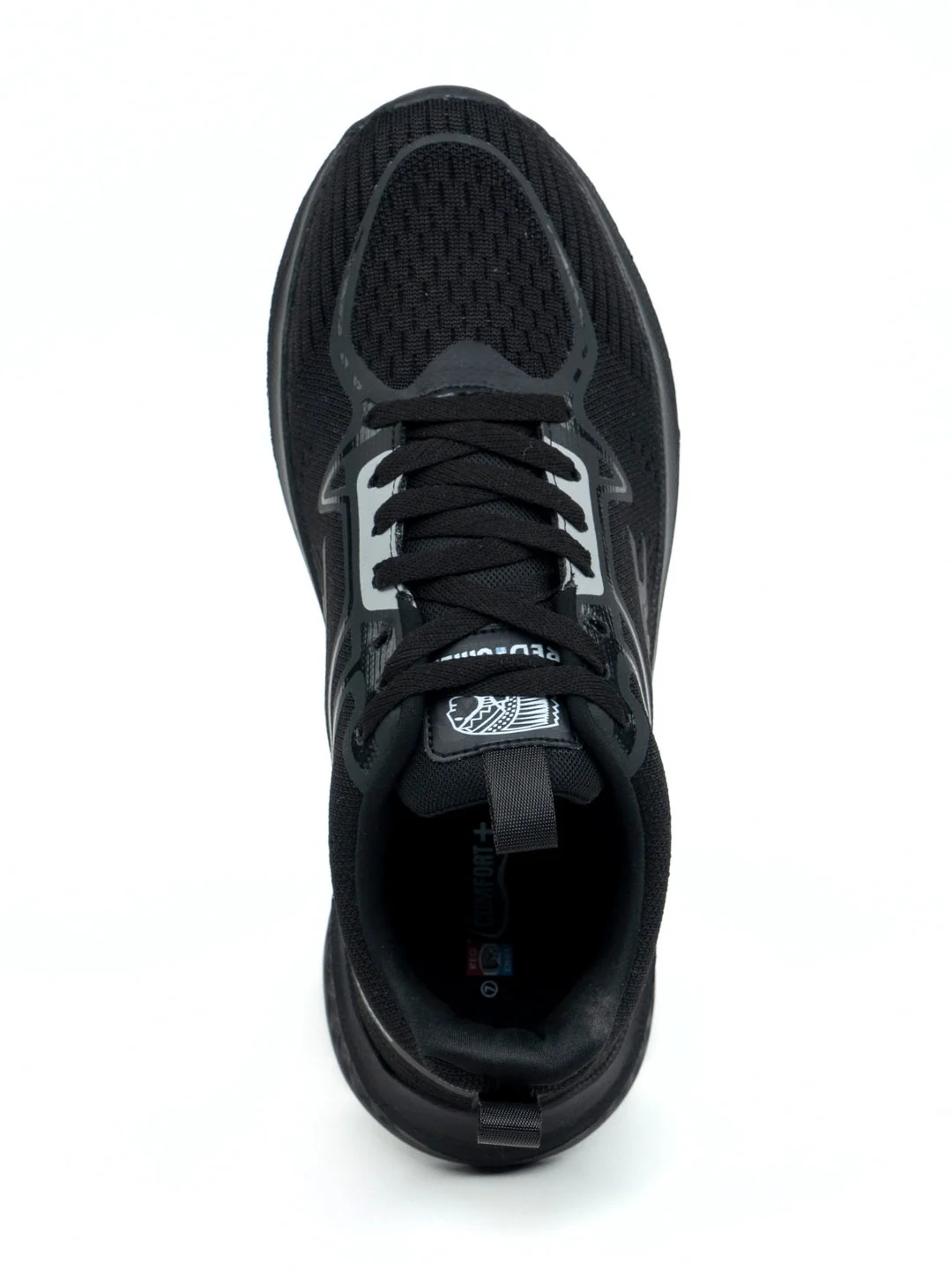 Red Chief Sports Black Running Shoes For Men R1707 001 - Image 7