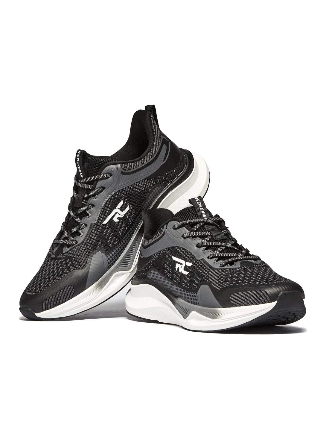 Red Chief Sports Black Running Shoes For Men R1709 001 - Image 3