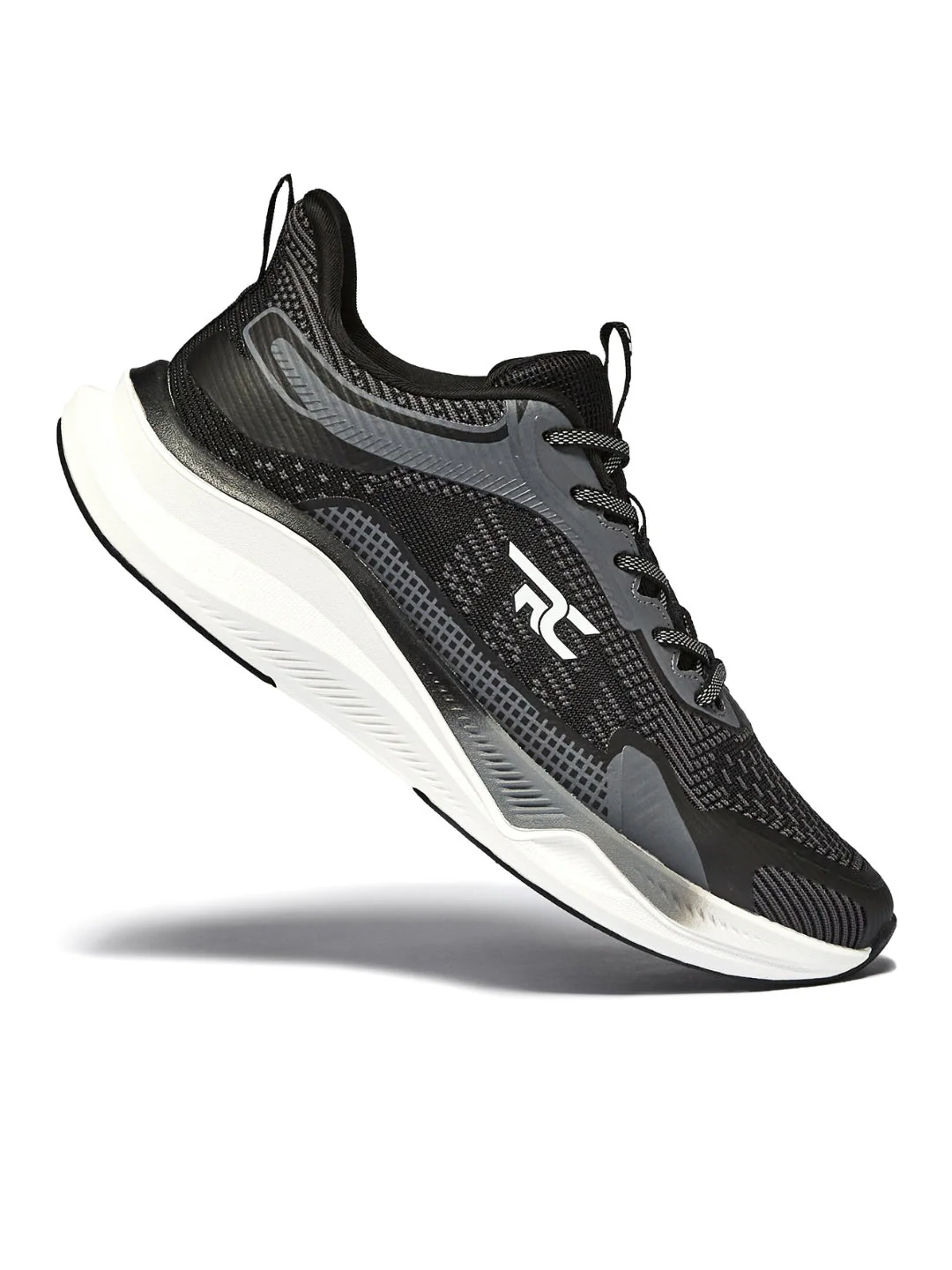 Red Chief Sports Black Running Shoes For Men R1709 001 - Image 5