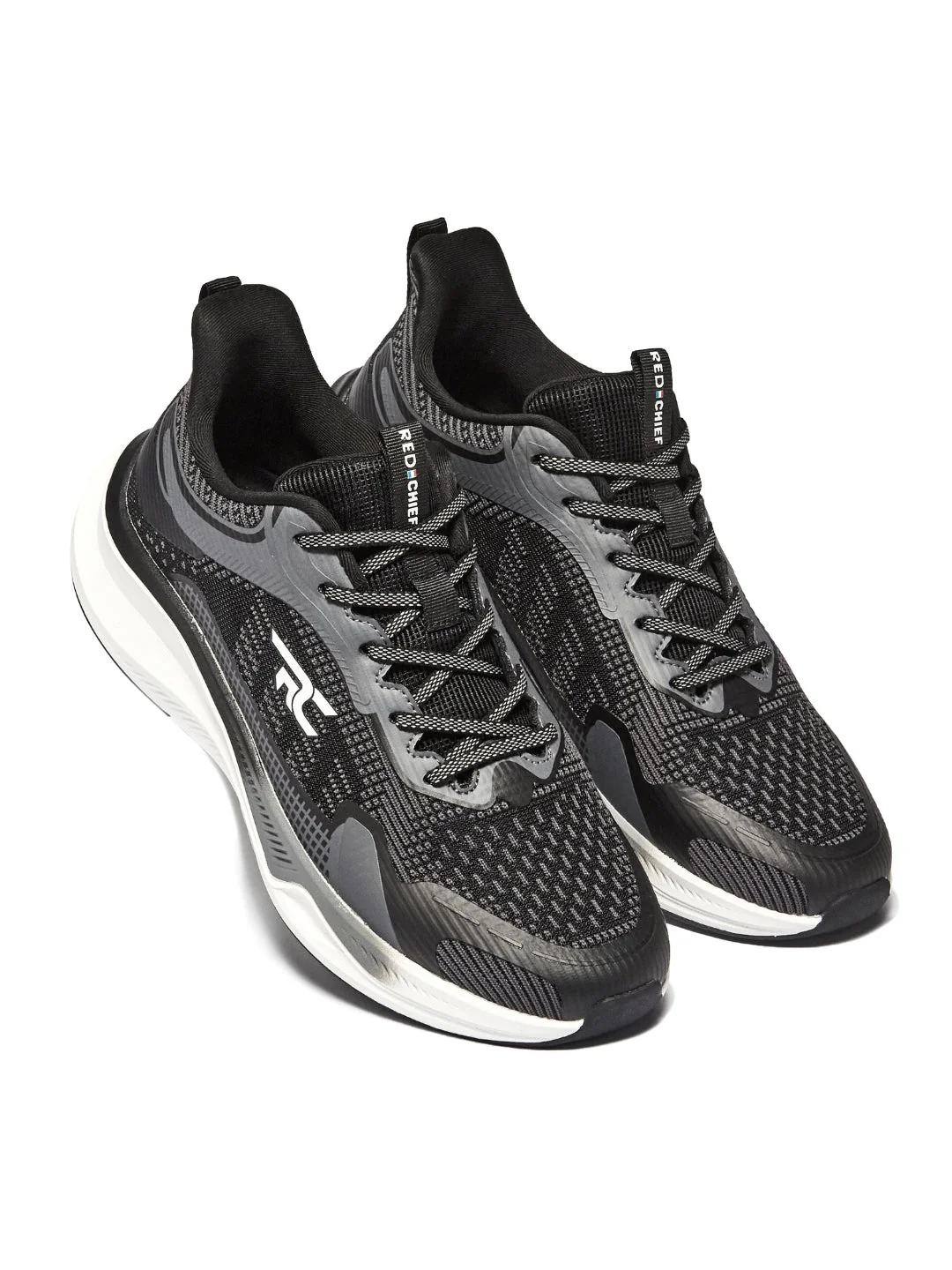 Red Chief Sports Black Running Shoes For Men R1709 001 - Image 7