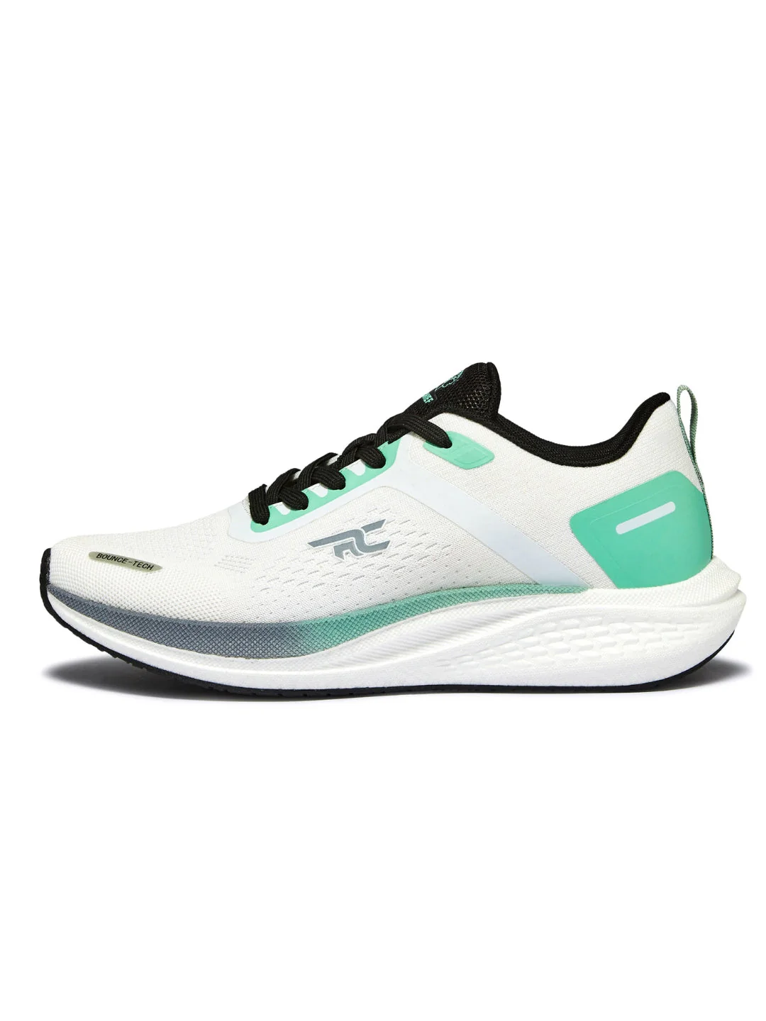 Red Chief Sports White-Green Running Shoes For Men R1710 F055A - Image 4