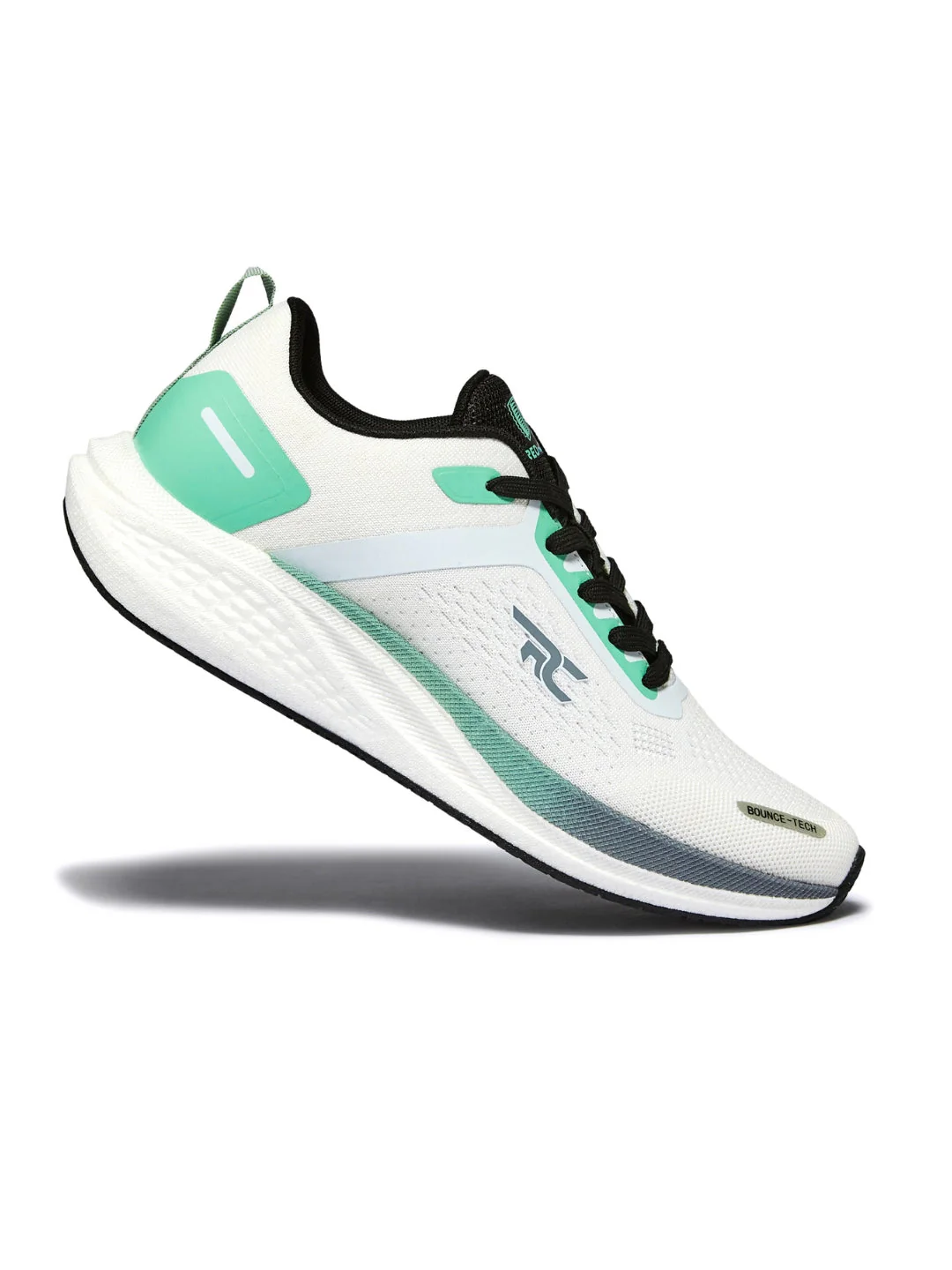 Red Chief Sports White-Green Running Shoes For Men R1710 F055A - Image 5