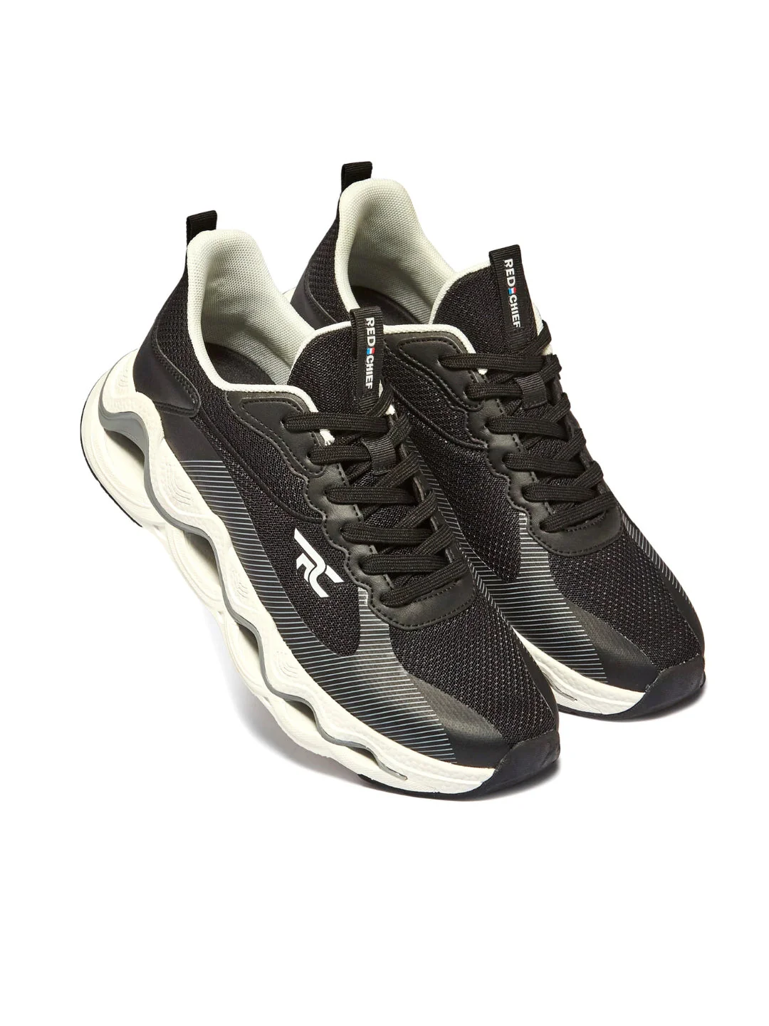 Red Chief Sports Black-Gray Running Shoes For Men R1711 F019 - Image 7