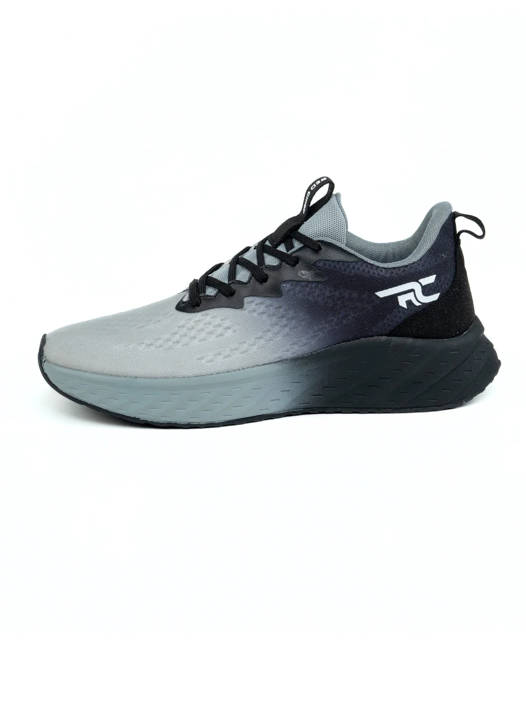 Red Chief Sports Black-Gray Running Shoes For Men R1712 F019 - Image 6