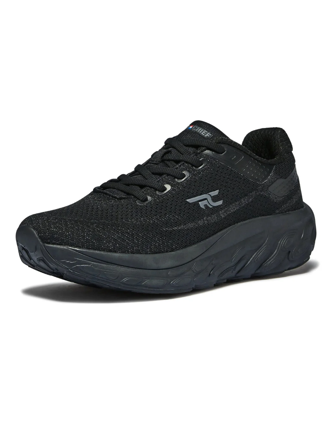 Red Chief Sports Black Running Shoes For Men R1719 001 - Image 6