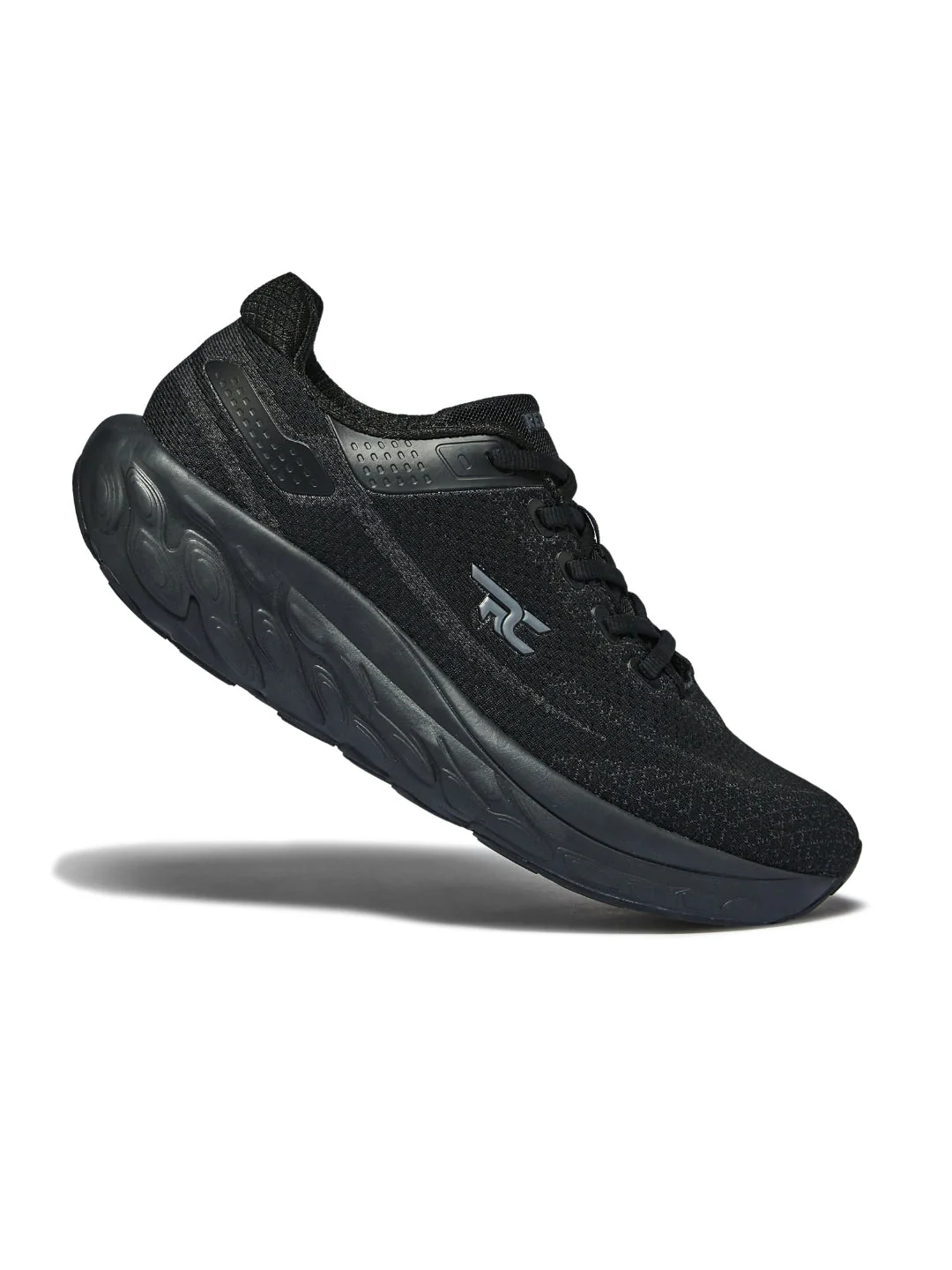 Red Chief Sports Black Running Shoes For Men R1719 001 - Image 7