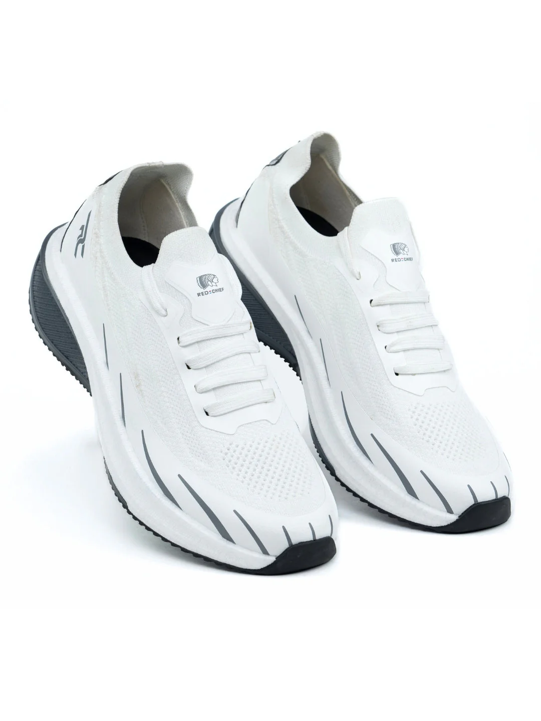 Red Chief Sports White Running Shoes For Men R1723 057 - Image 7