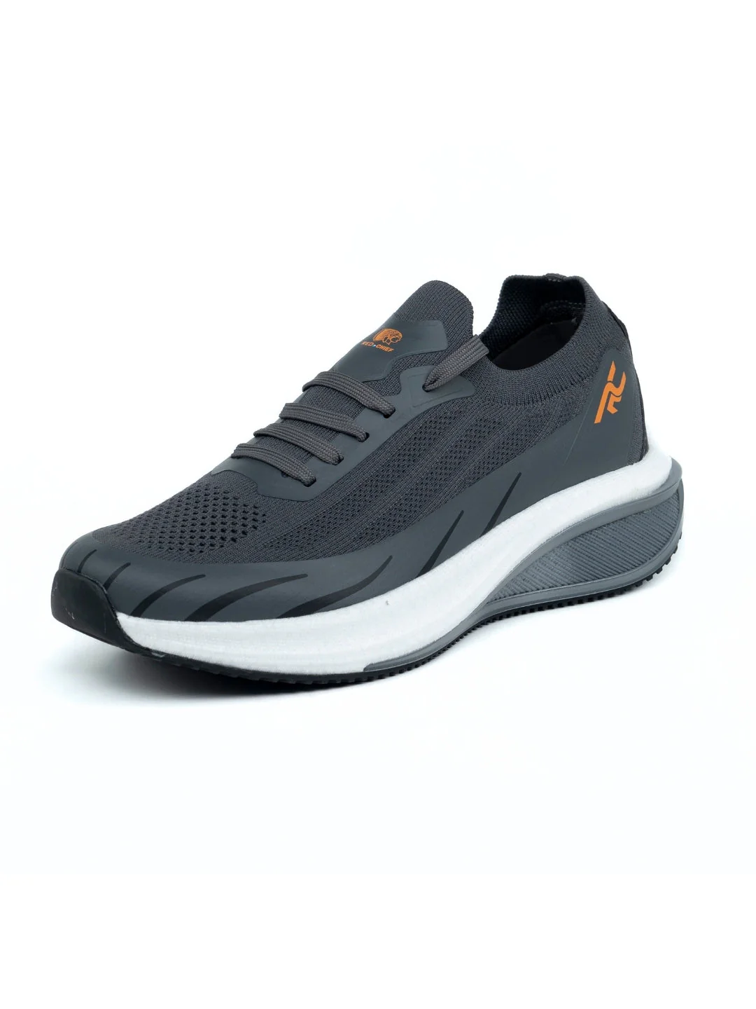 Red Chief Sports Dark Gray Running Shoes For Men R1723 F031 - Image 6