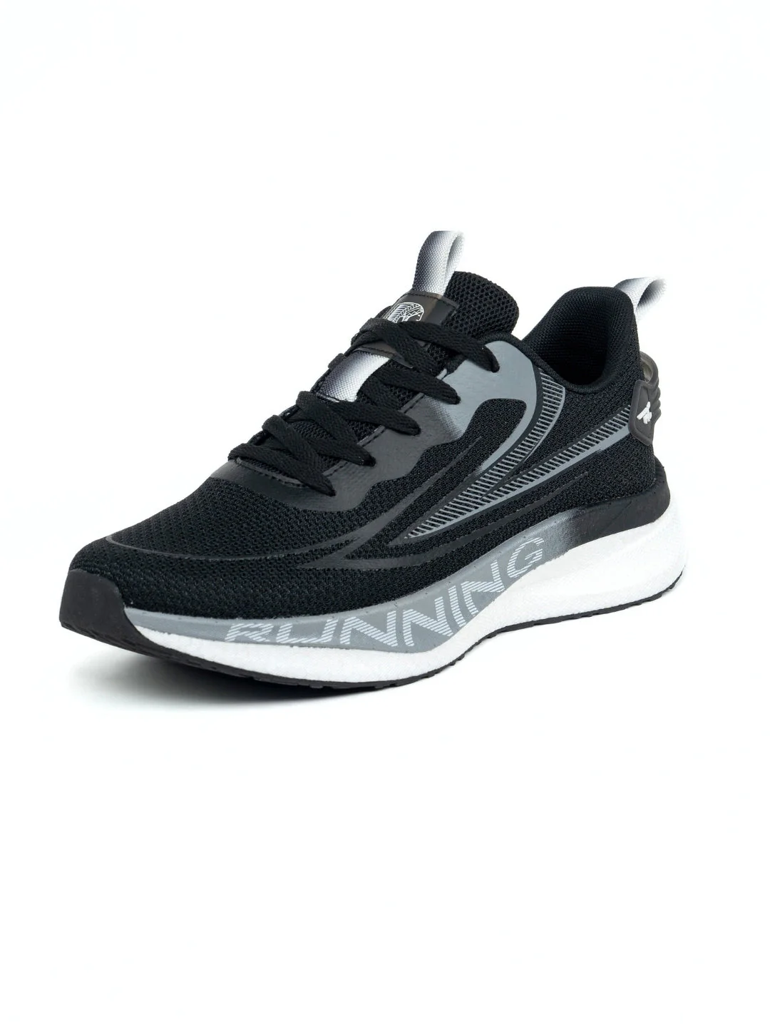 Red Chief Sports Black-Gray Running Shoes For Men R1725 F019 - Image 4