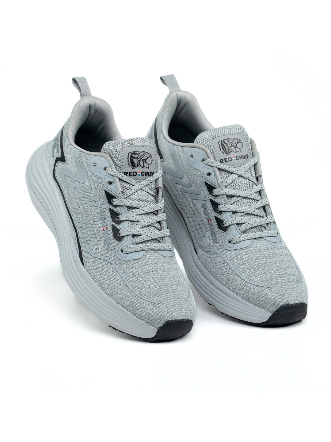 Red Chief Sports Gray Running Shoes For Men R1726 CC28 - Image 6