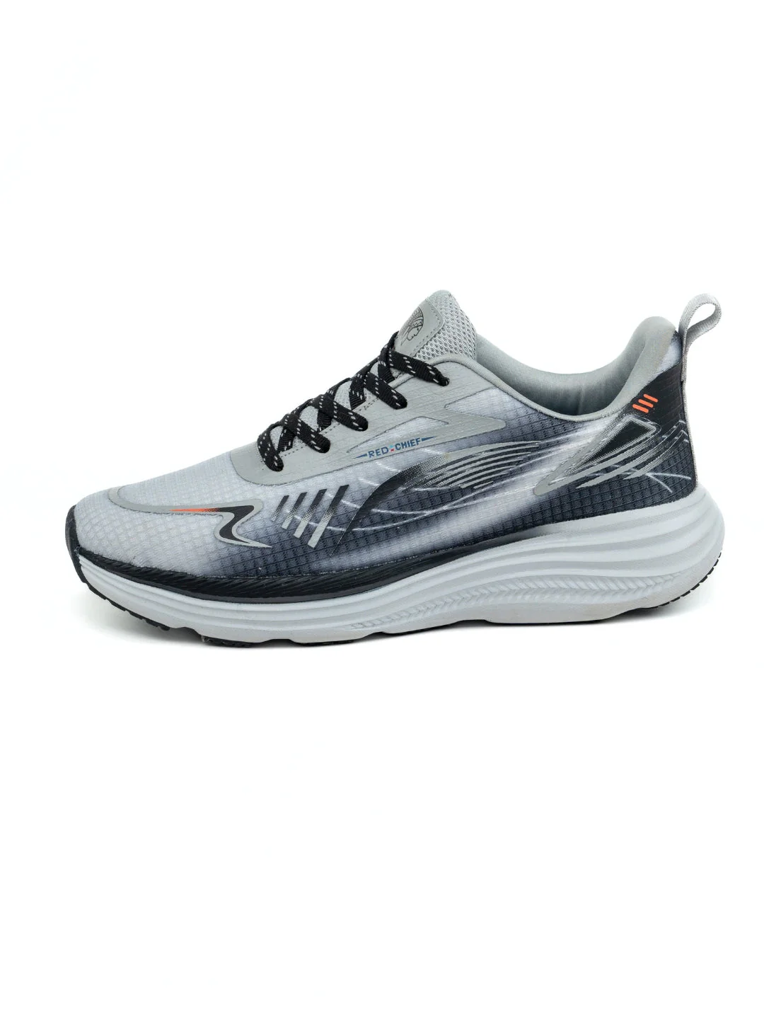 Red Chief Sports Gray/Gray Running Shoes For Men R1727 CC88 - Image 4