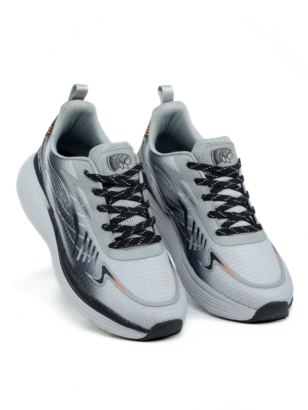Red Chief Sports Gray/Gray Running Shoes For Men R1727 CC88 - Image 7