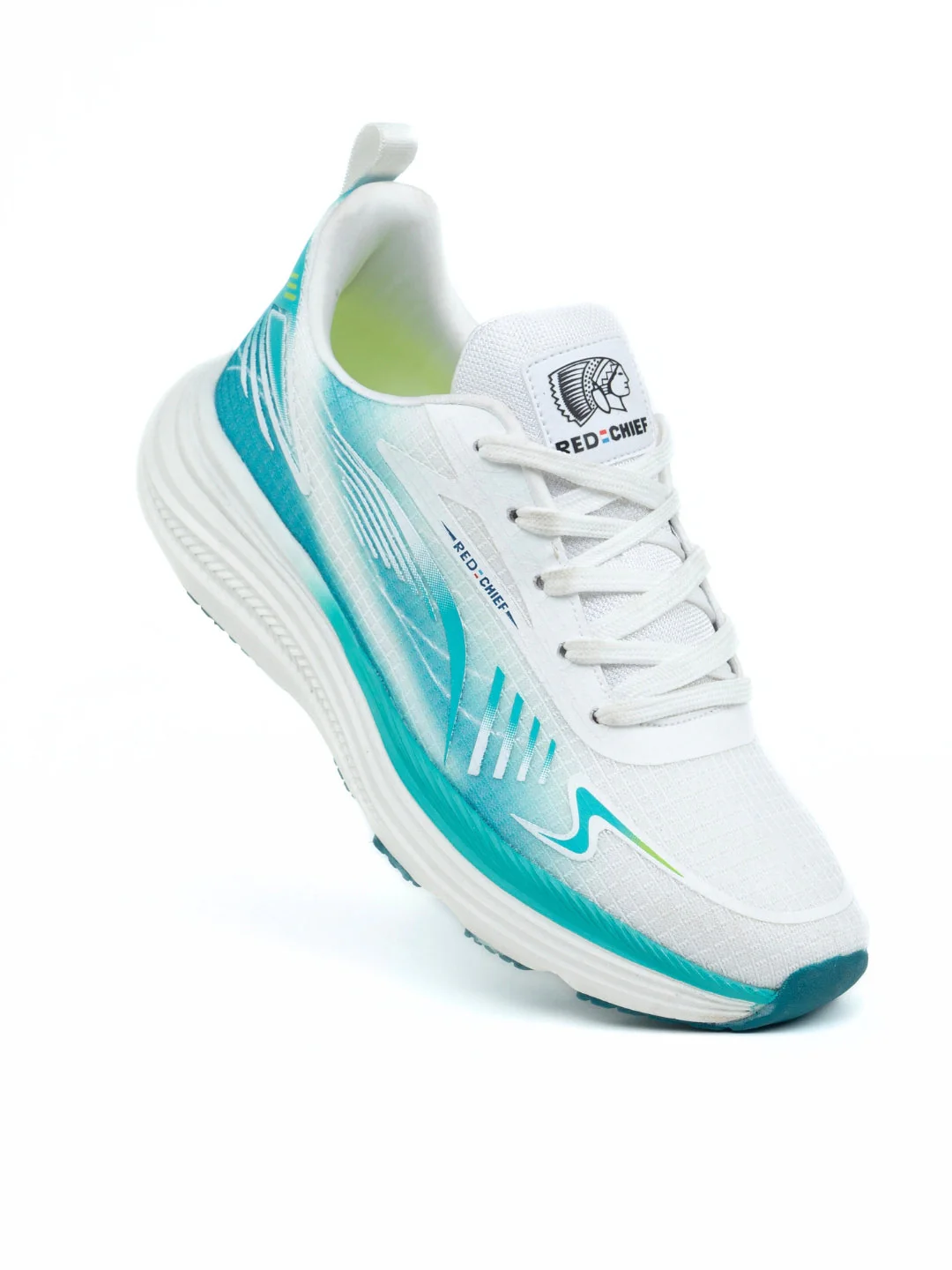 Red Chief Sports Cosmo Green Running Shoes For Men R1727 CC89 - Image 4
