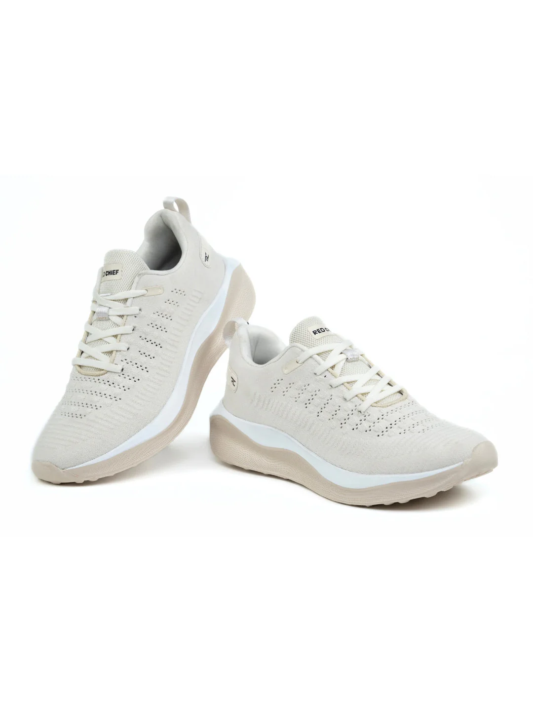 Red Chief Sports Light Beige Running Shoes For Men R1728 CC90 - Image 3