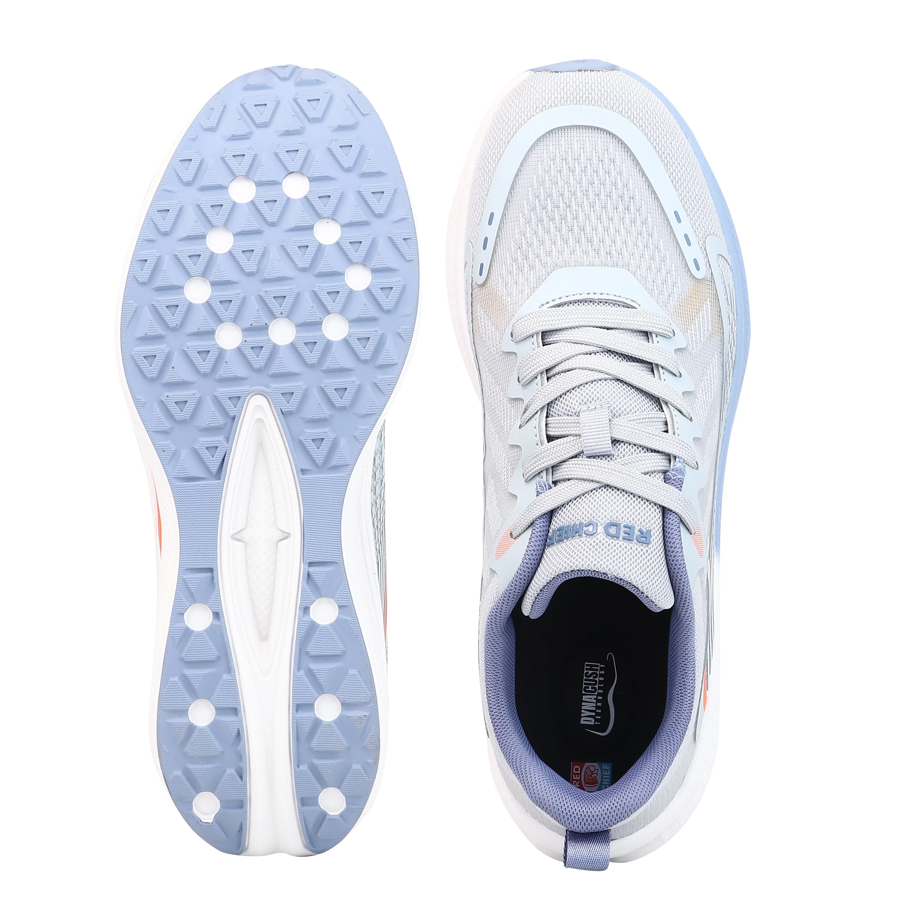 Red Chief Sports Light Gray Running Shoes for Men R1733 012 - Image 9