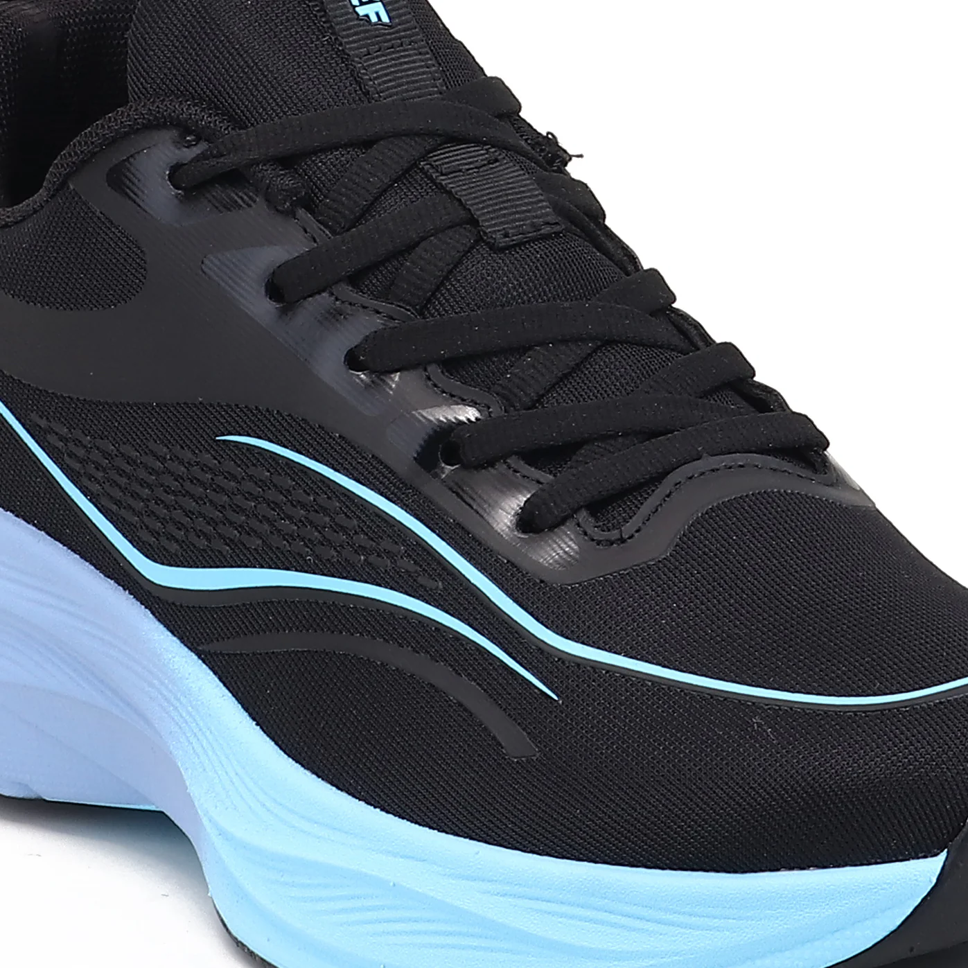 Red Chief Sports Black Running Shoes for Men R1734 001 - Image 6