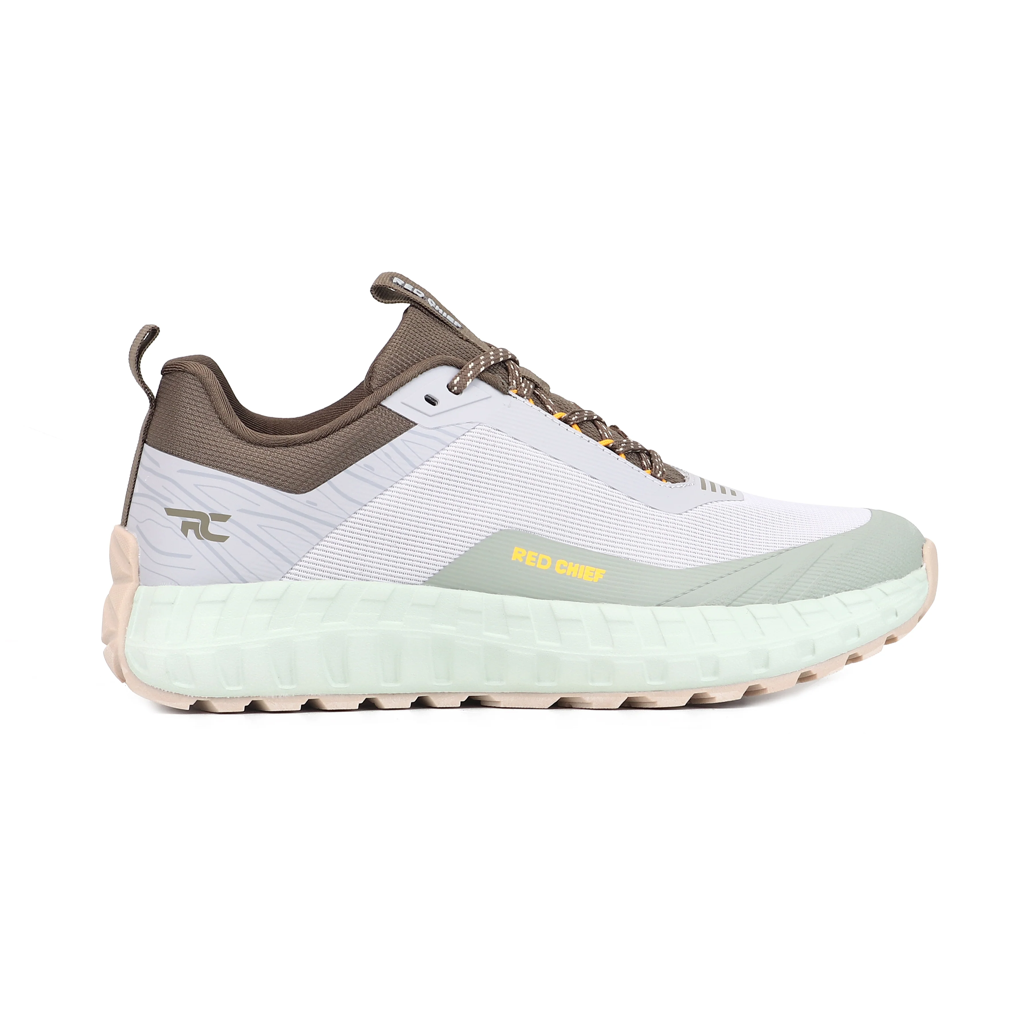 Red Chief Sports Olive-White Running Shoes for Men R1735 182