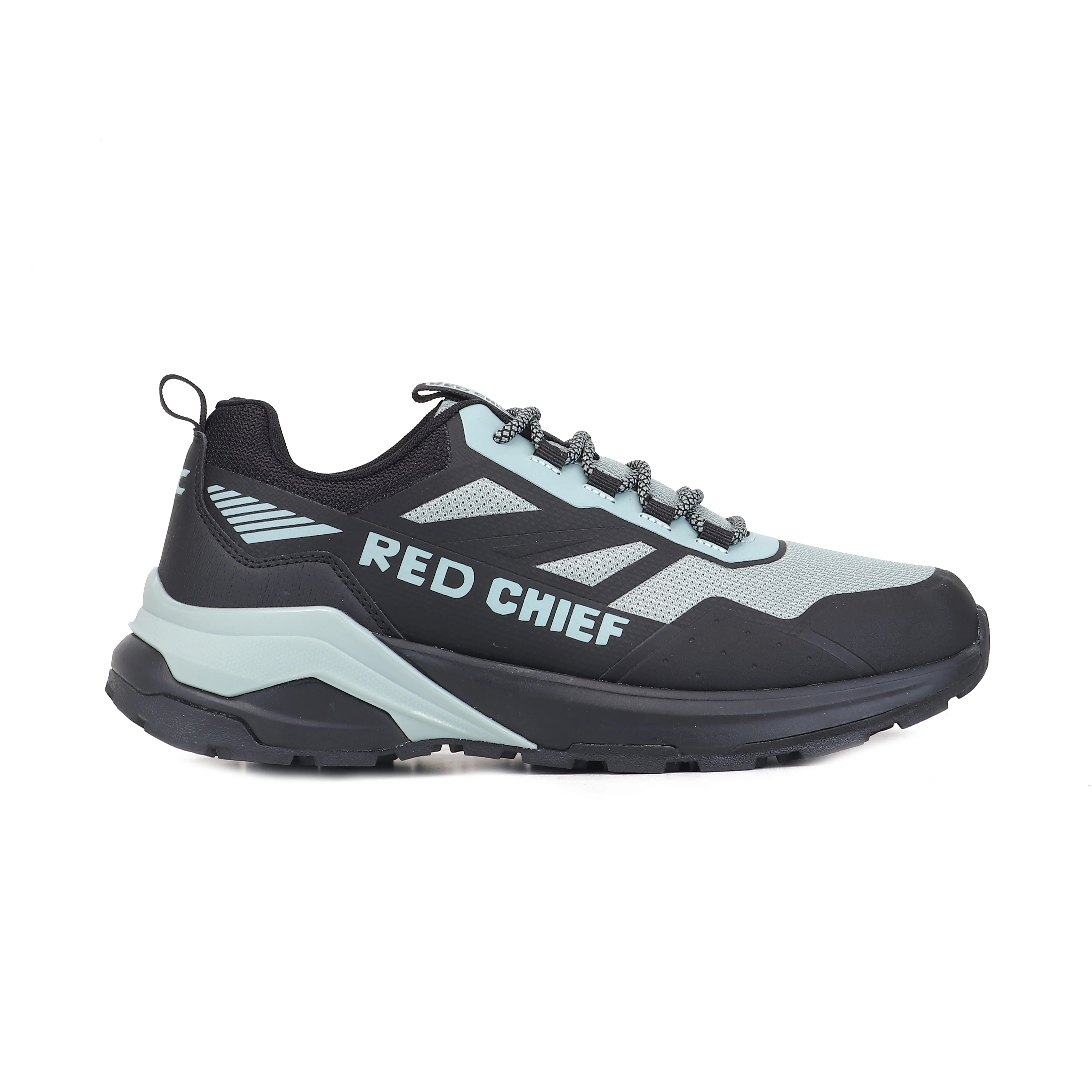 Red Chief Sports Black-Grey Running Shoes for Men R1736 F021