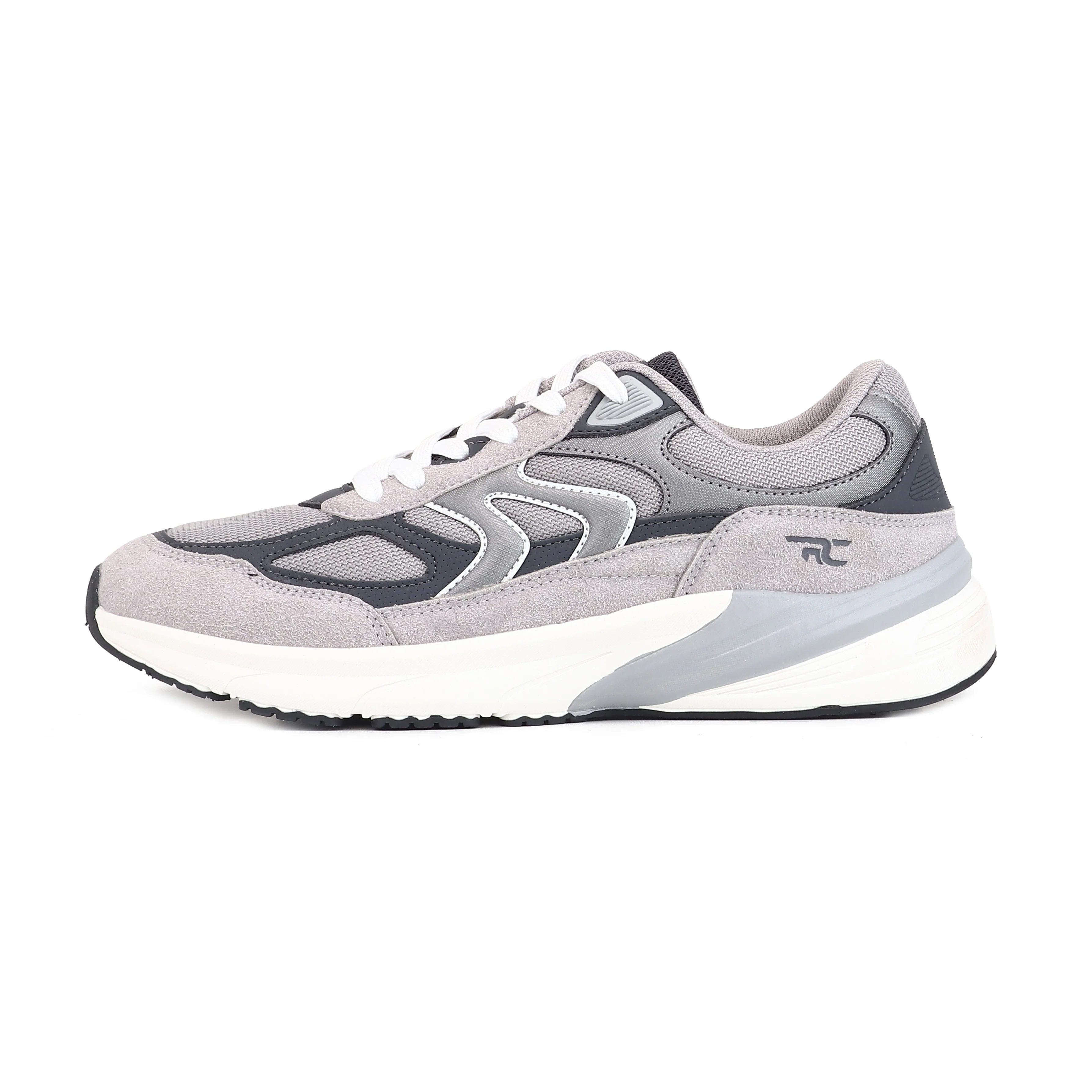 Red Chief Sports Grey-White Running Shoes for Men R1738 CD09 - Image 3