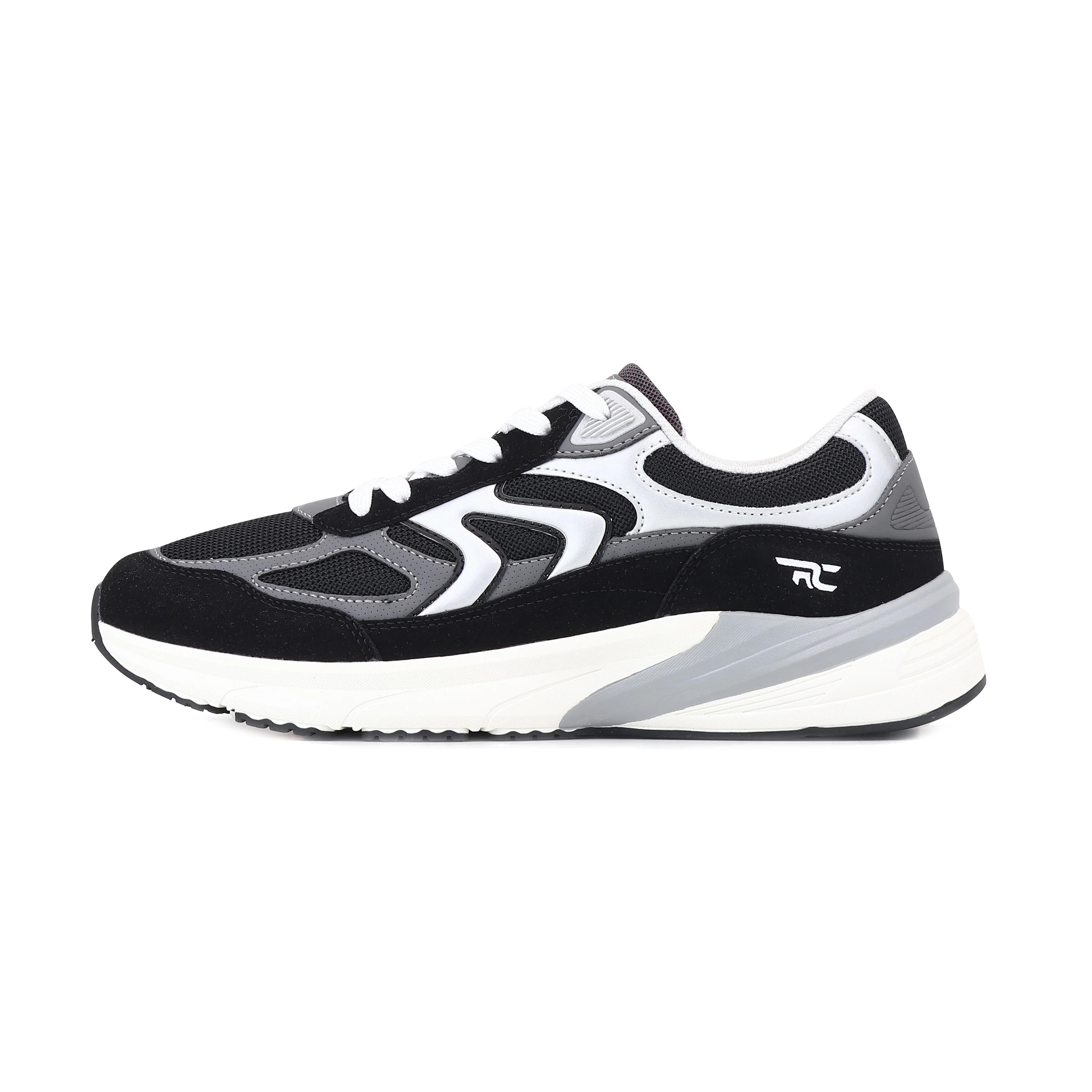 Red Chief Sports Black-Grey Running Shoes for Men R1738 F020 - Image 3