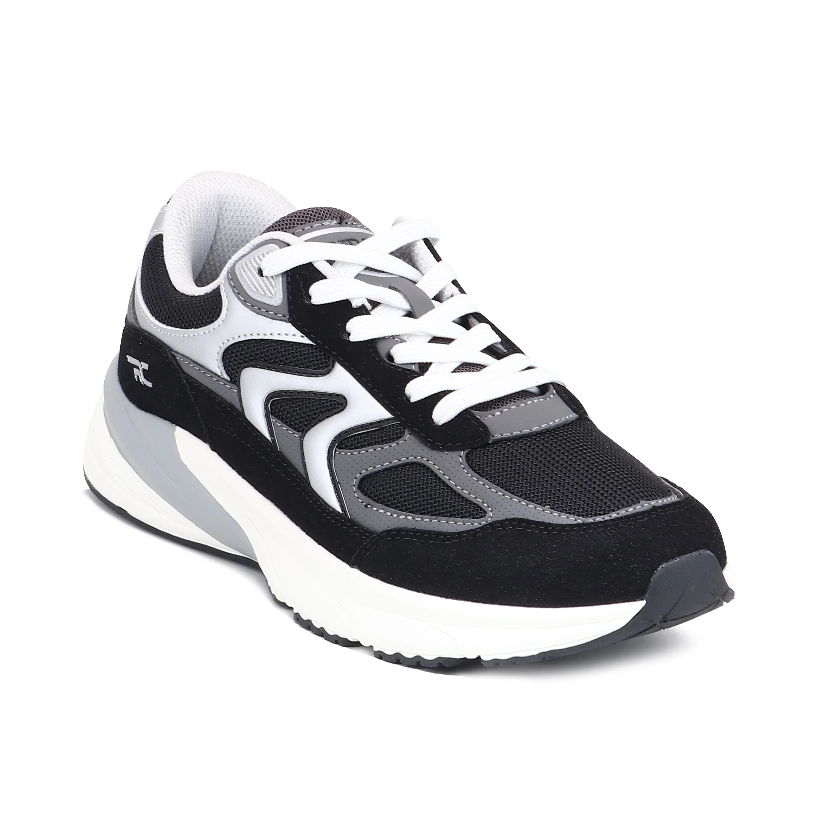 Red Chief Sports Black-Grey Running Shoes for Men R1738 F020 - Image 7