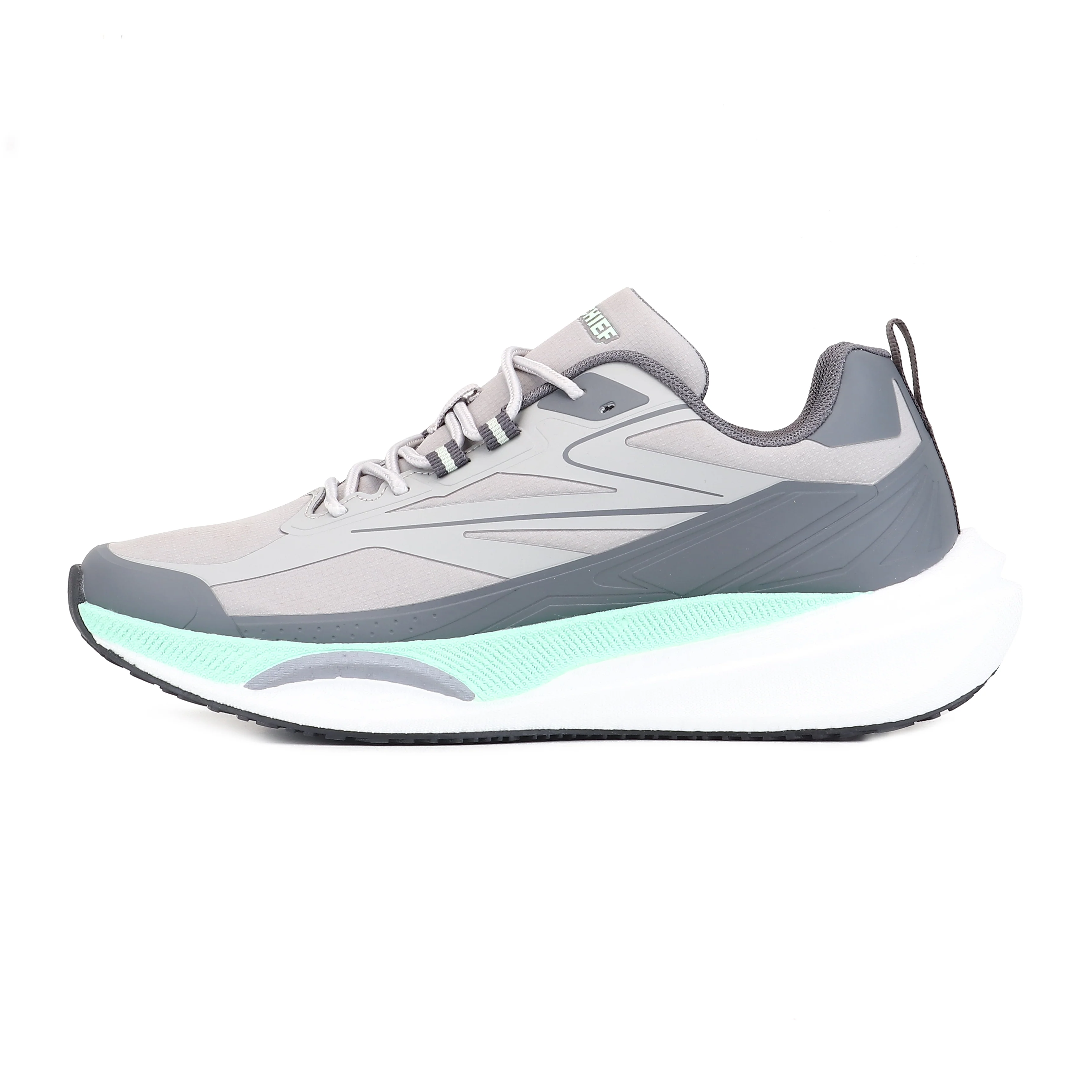 Red Chief Sports Grey-White Running Shoes for Men R1740 CD09 - Image 3