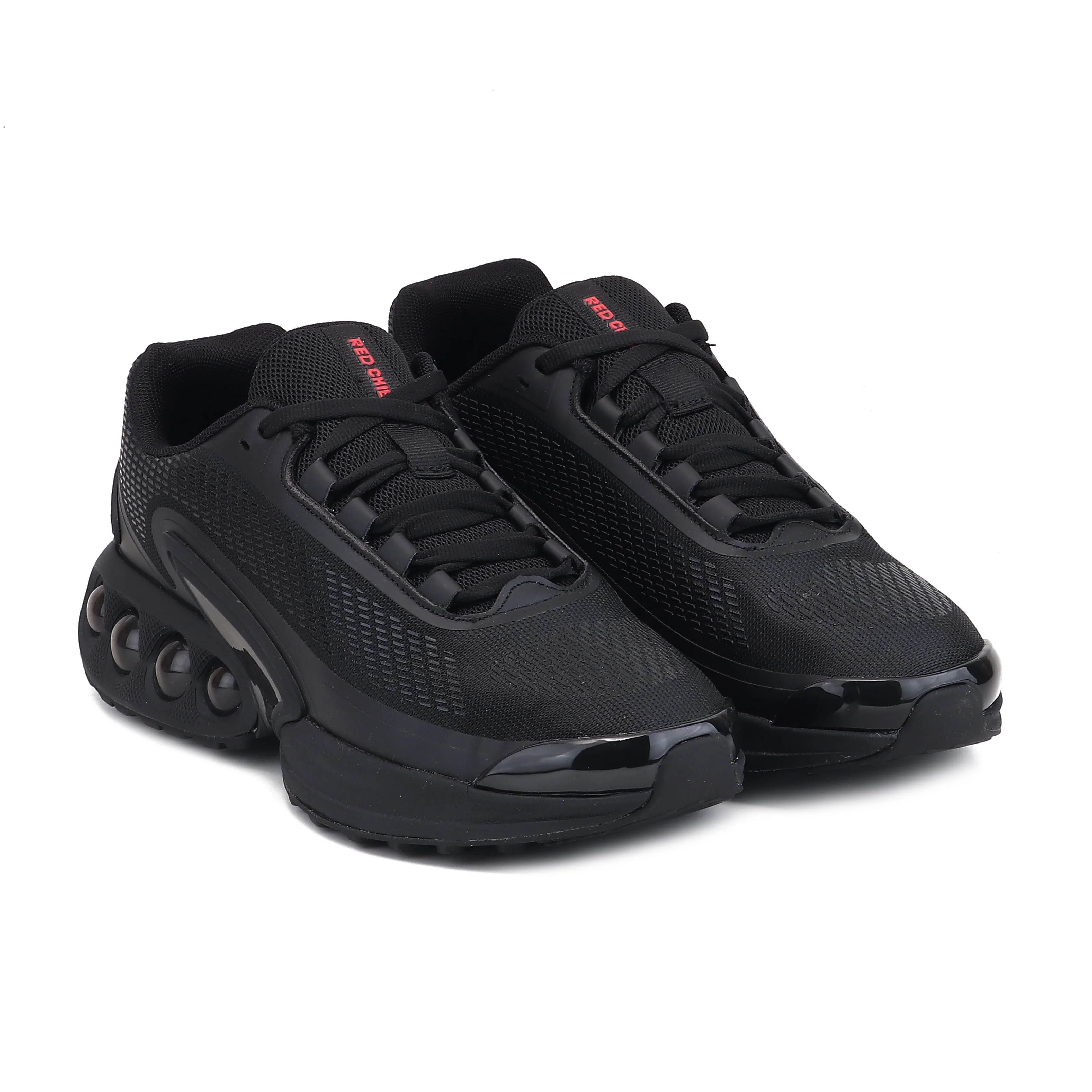 Red Chief Sports Black Running Shoes for Men R1741 001 - Image 4
