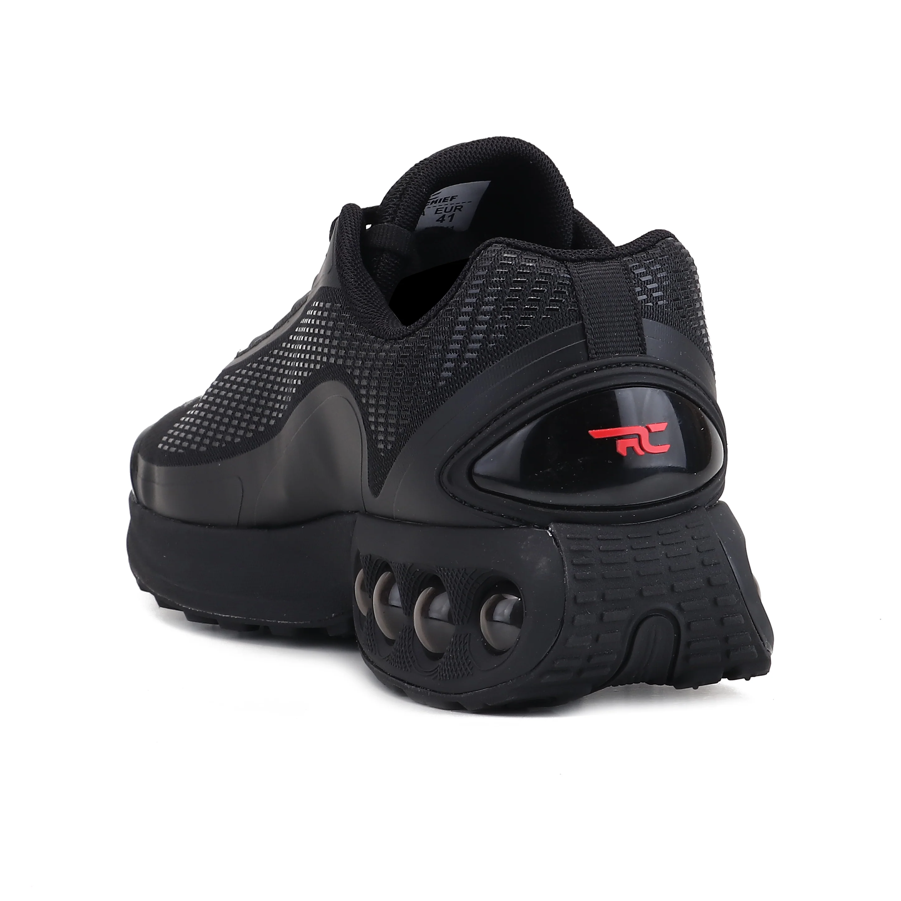 Red Chief Sports Black Running Shoes for Men R1741 001 - Image 5