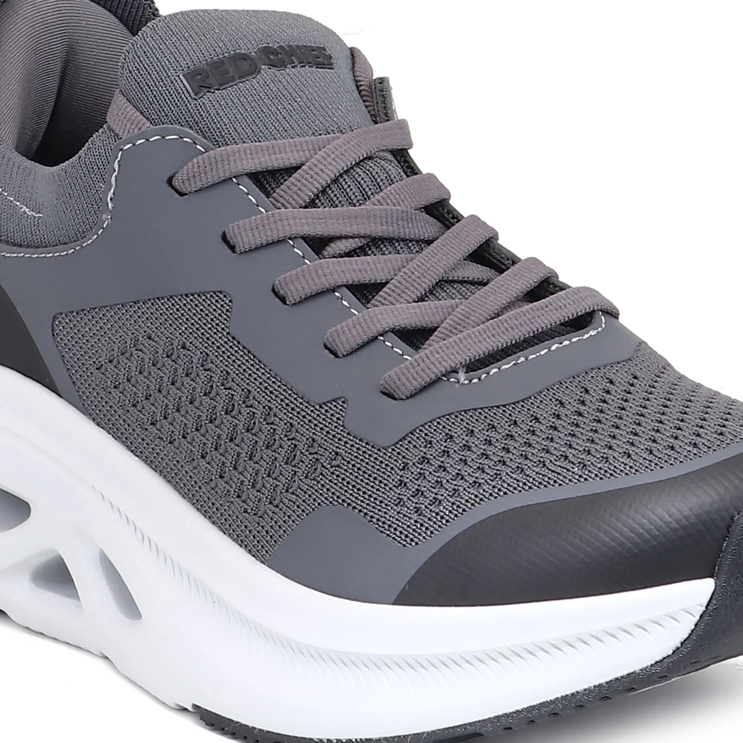 Red Chief Sports Gray Blk Running Shoes for Men R1742 1334 - Image 6