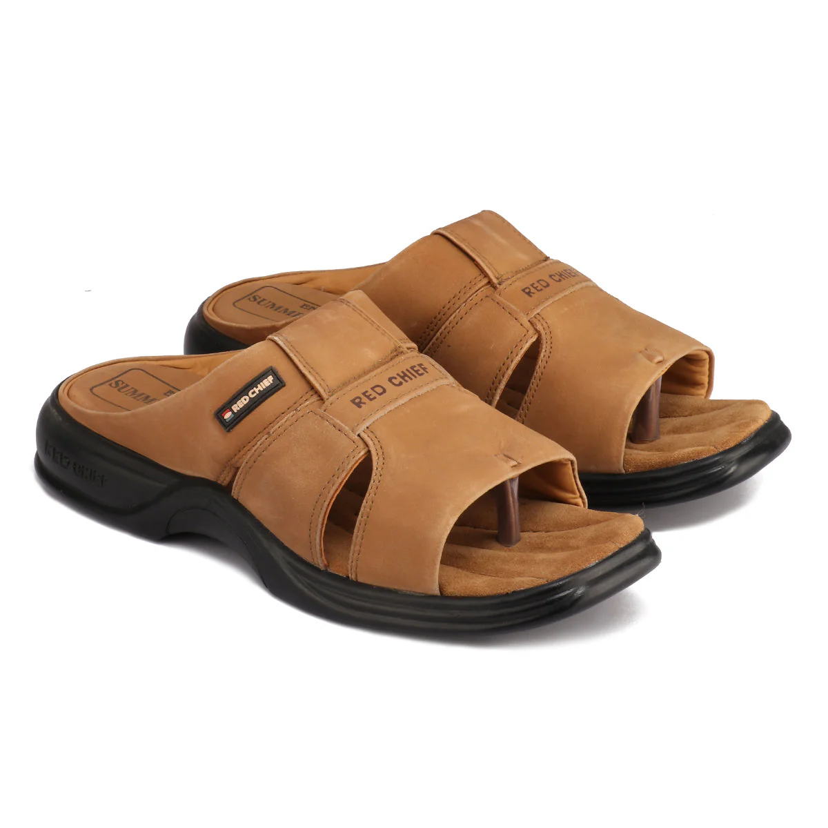 Red Chief Rust Leather Formal Slipper For Men Rc0216 022 - Image 4