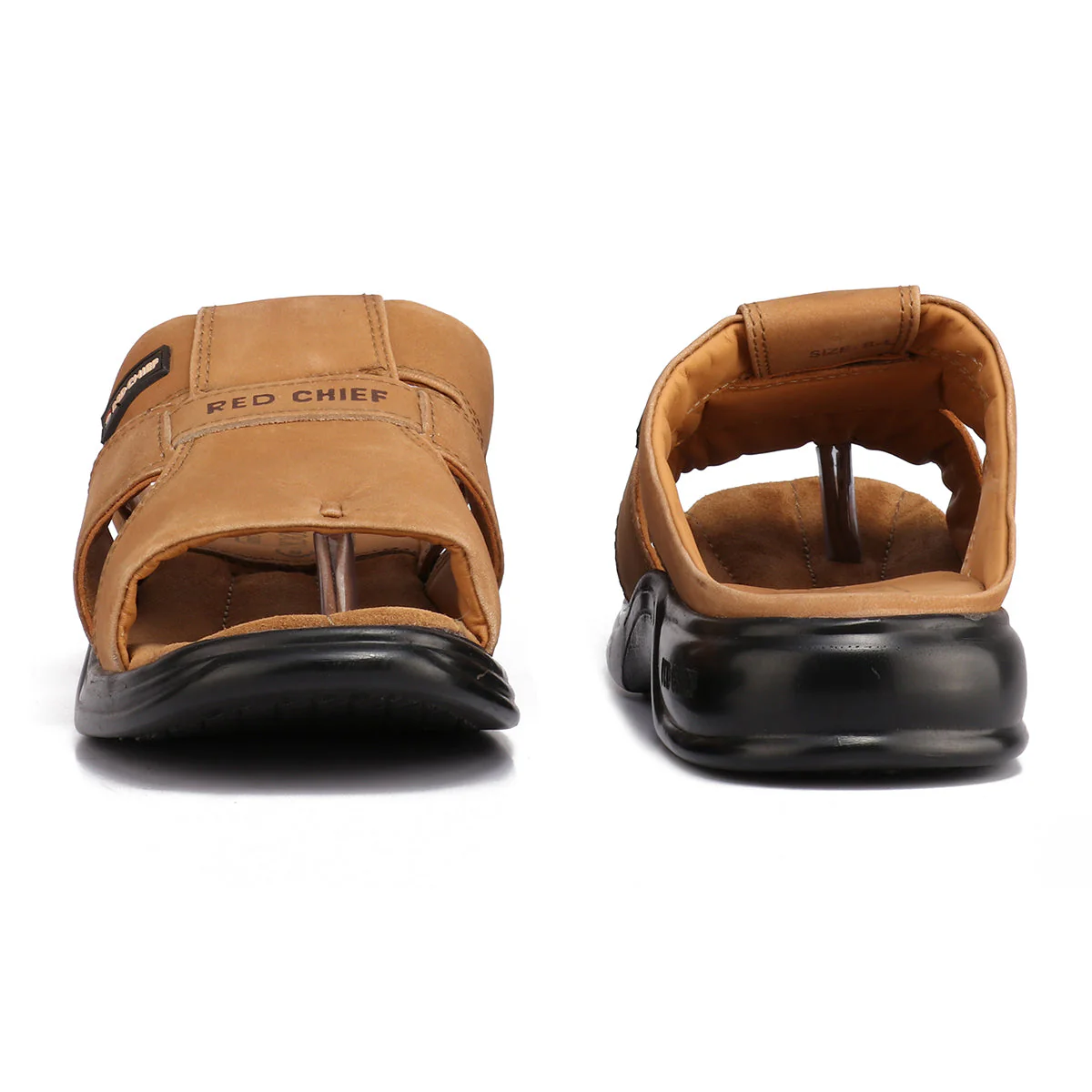 Red Chief Rust Leather Formal Slipper For Men Rc0216 022 - Image 7