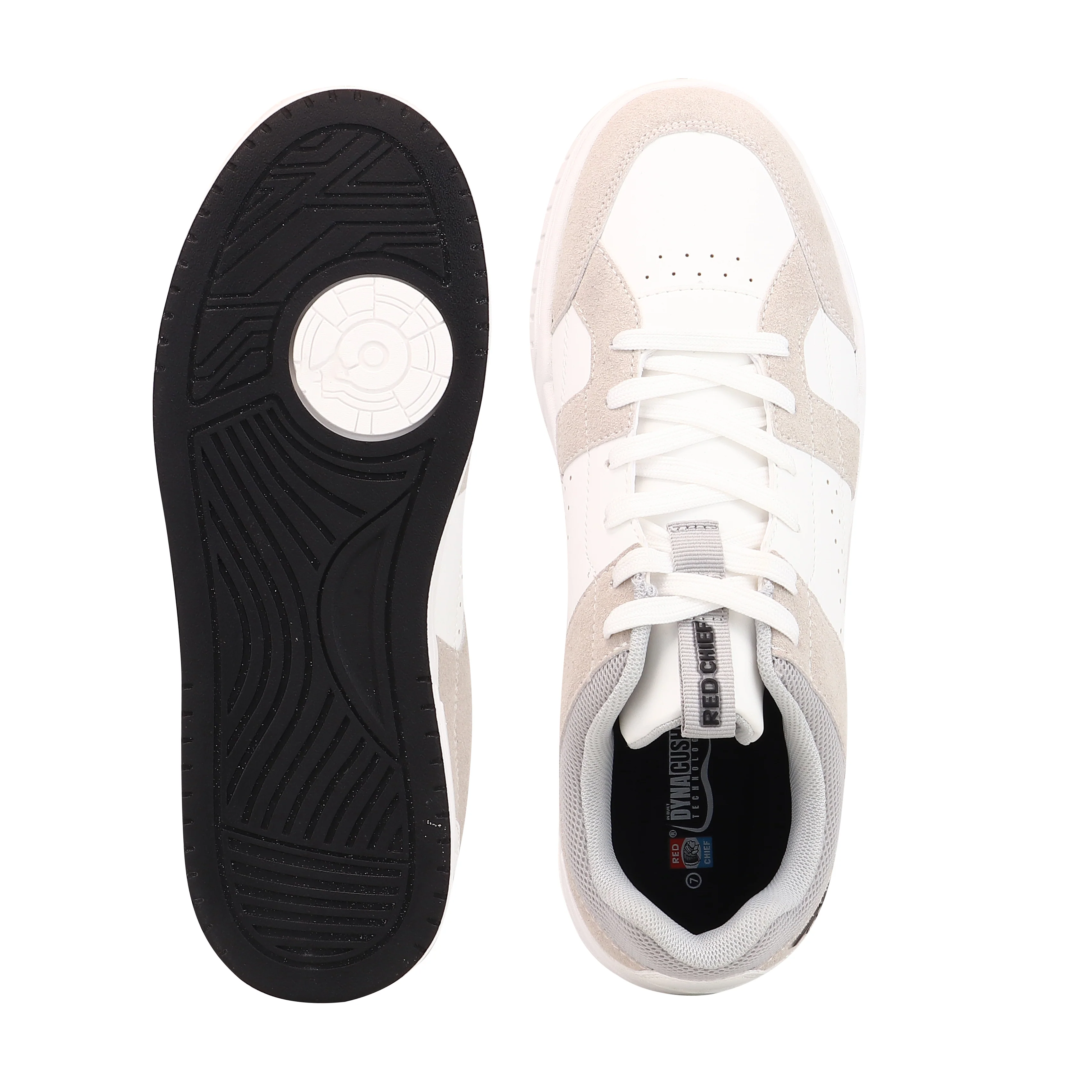Red Chief Sports Grey-White Sneaker for Men C6012 F039 - Image 9