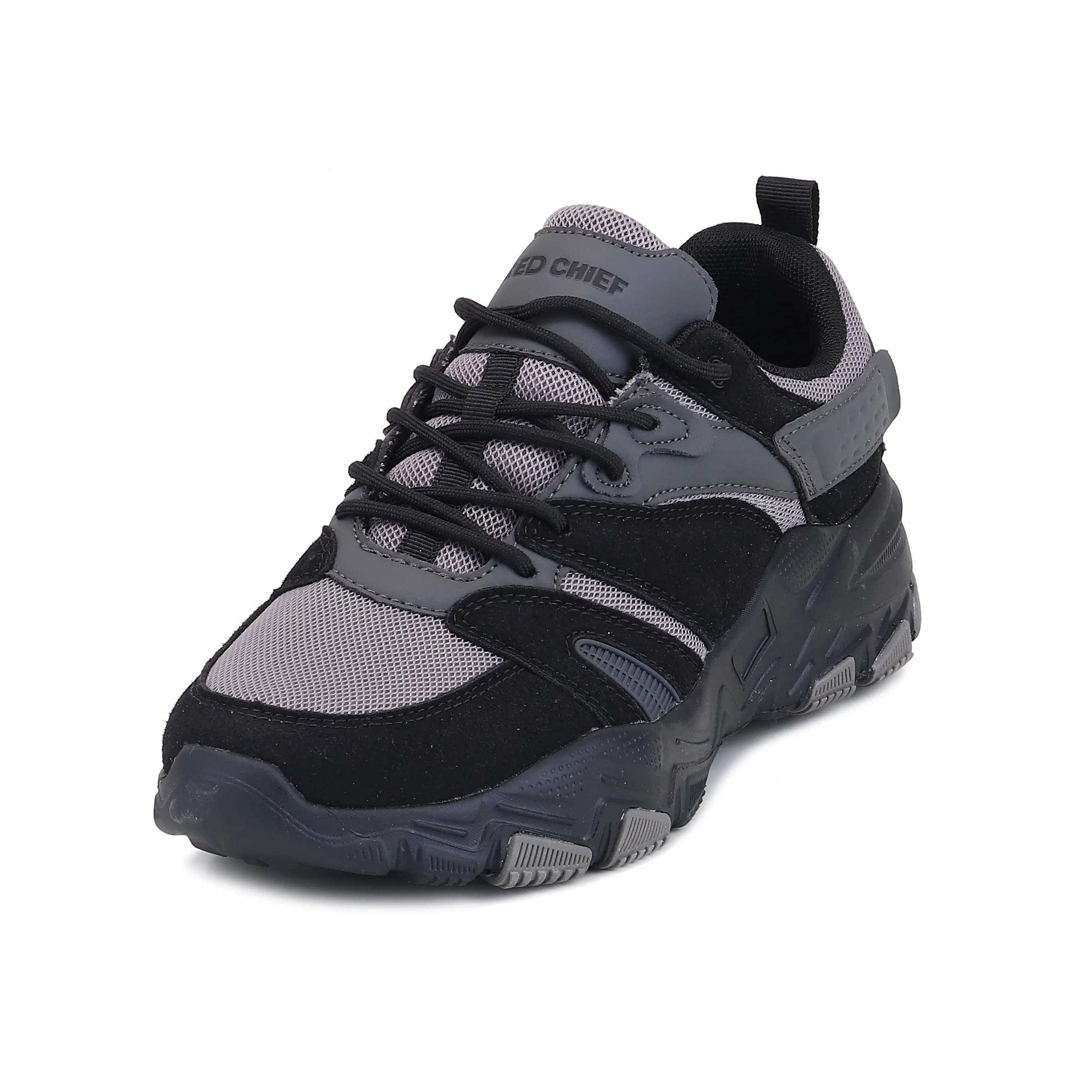 Red Chief Sports Black-Grey Sneaker for Men C6016 F020 - Image 8