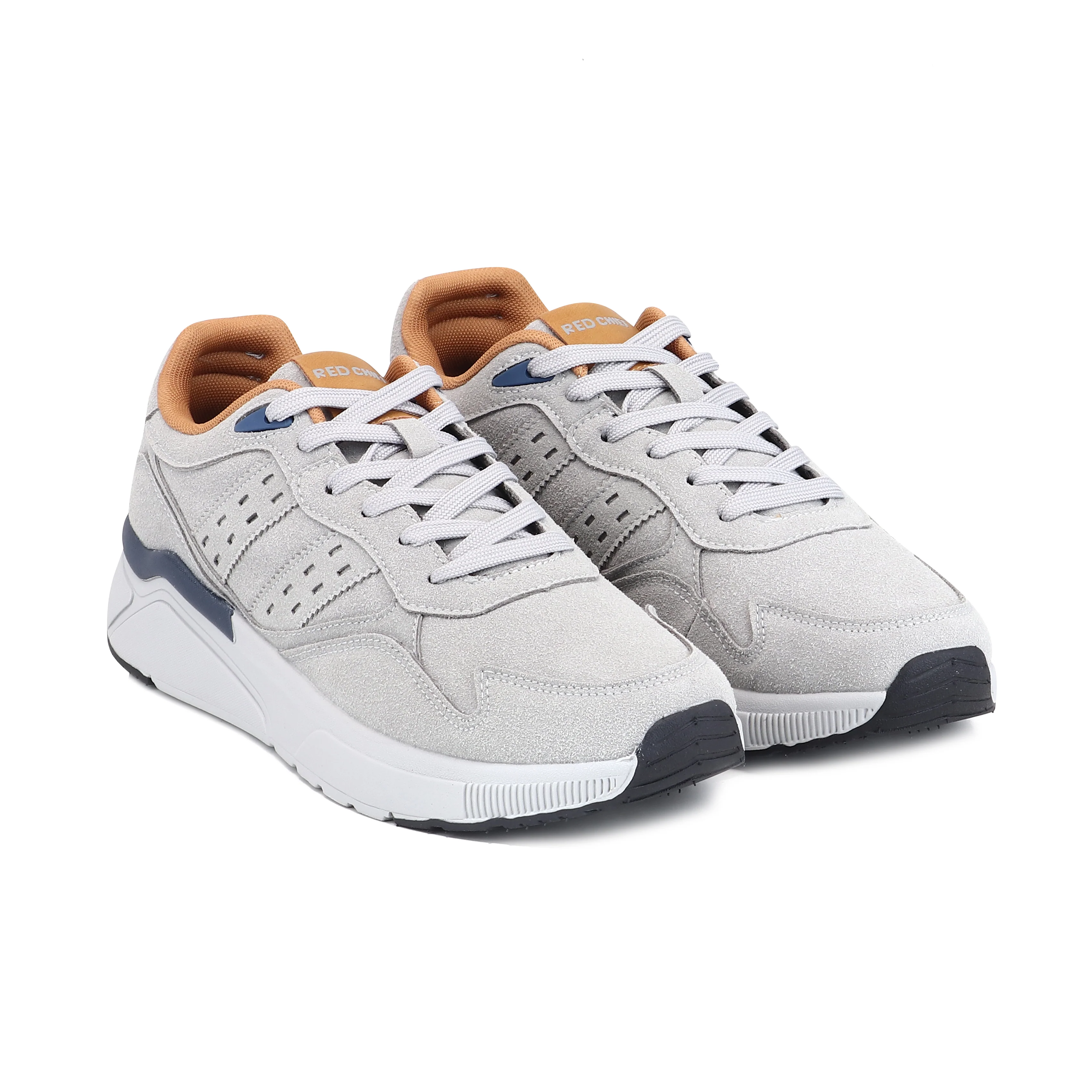 Red Chief Sports Grey-White Sneaker for Men C6017 F041 - Image 4