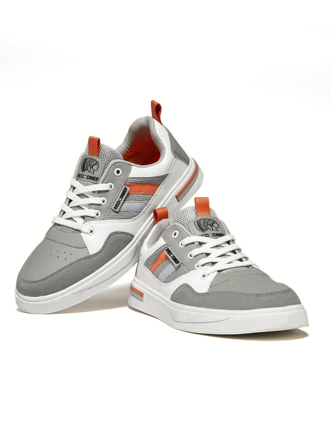 Red Chief Sports Gray-White Casual Sneakers Shoes For Men C6004 F041 - Image 6