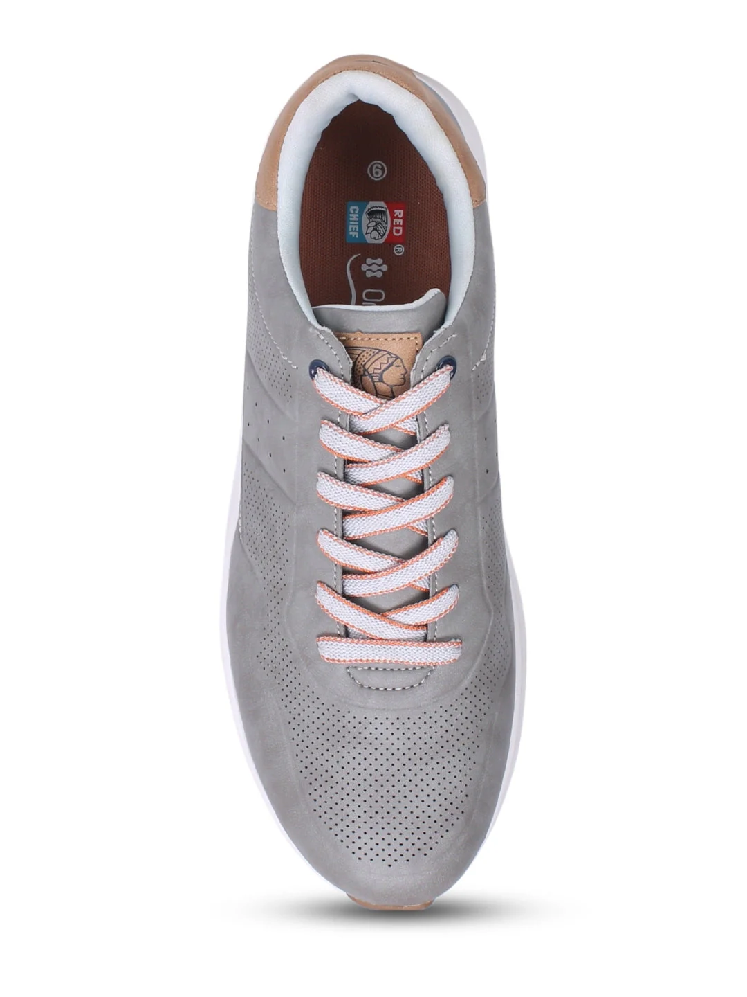 Red Chief Sports Mid Gray Casual Sneakers shoes For Man C6007 C782 - Image 7