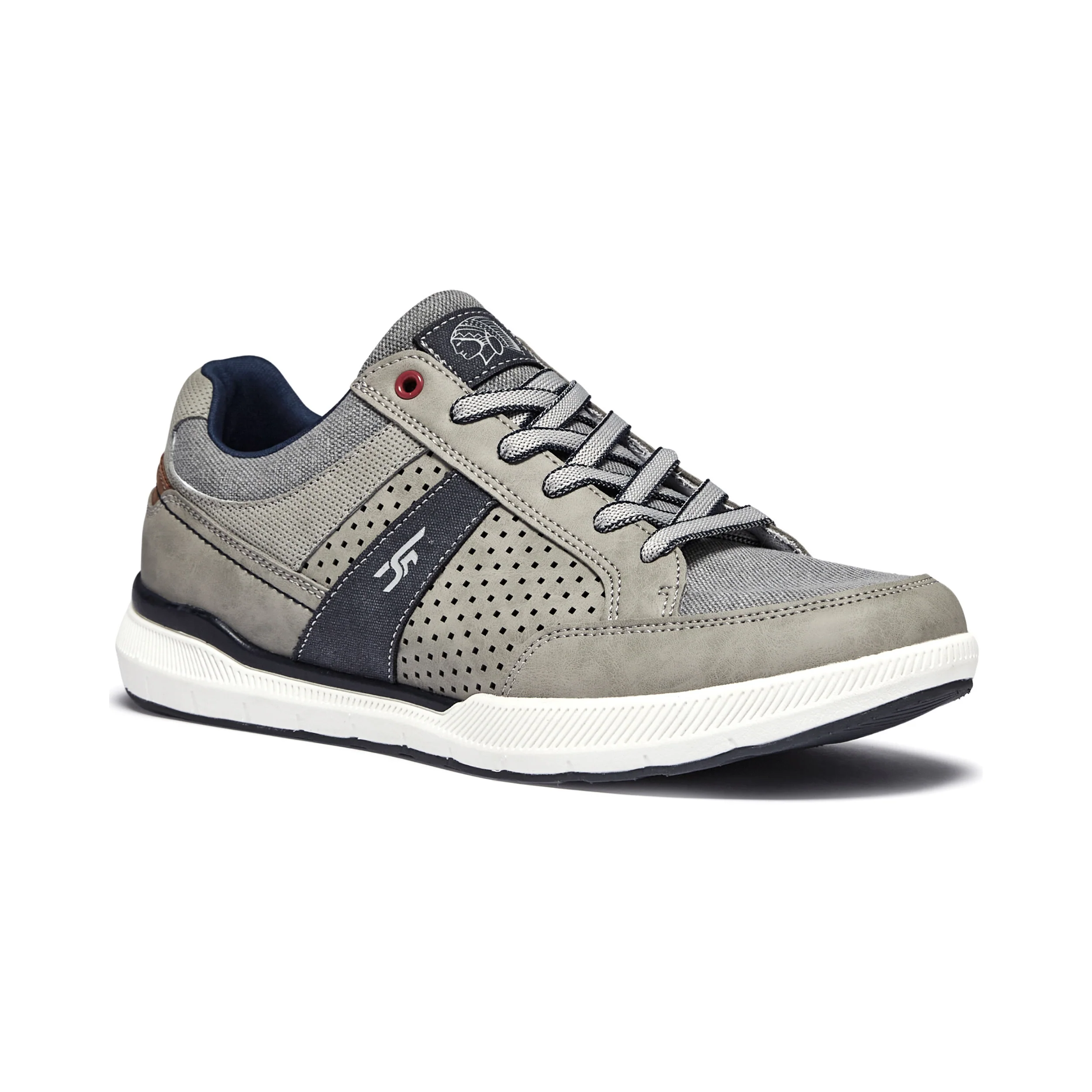Red Chief Sports Gray-White Casual Sneakers Shoes For Men C6008 F041 - Image 10
