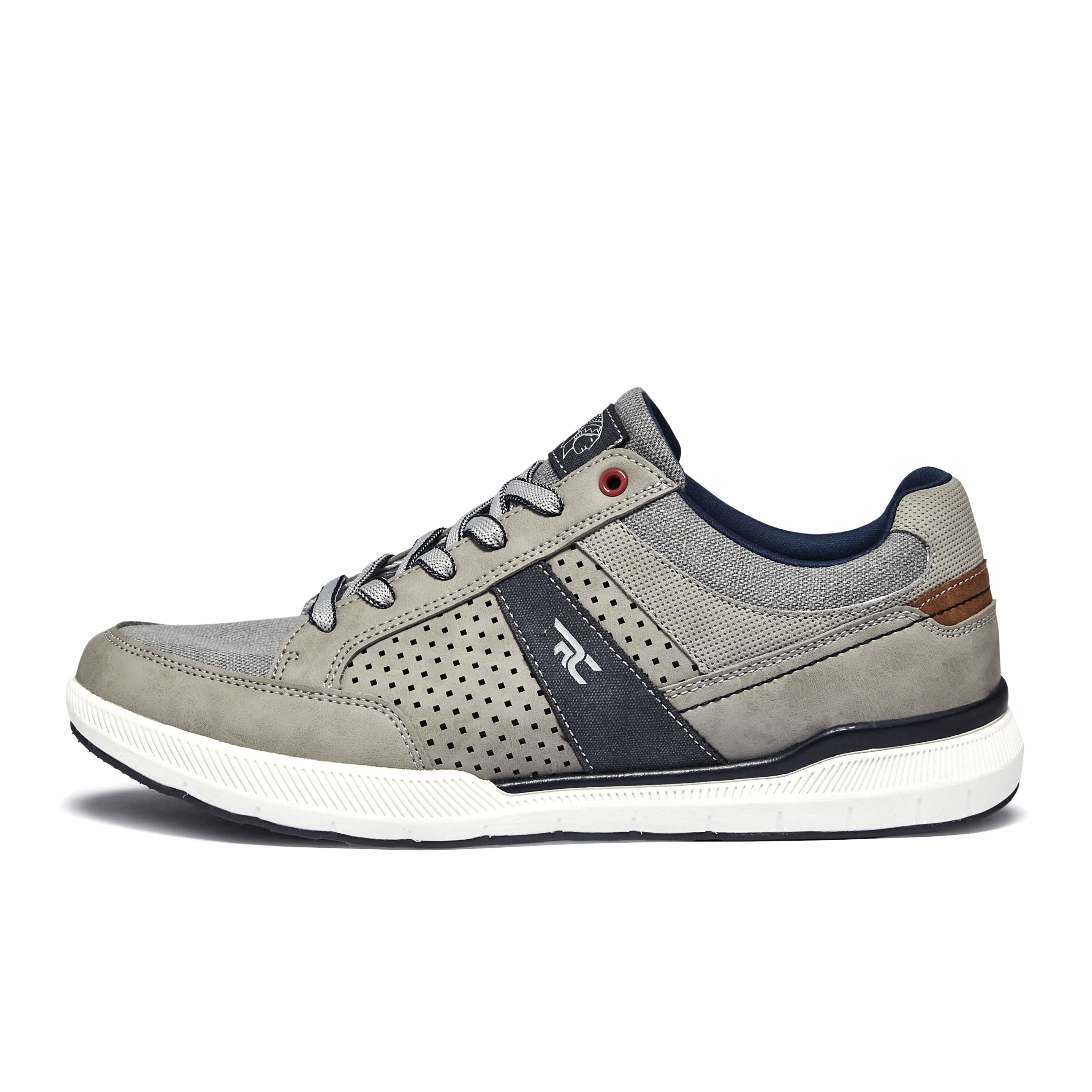 Red Chief Sports Gray-White Casual Sneakers Shoes For Men C6008 F041 - Image 6