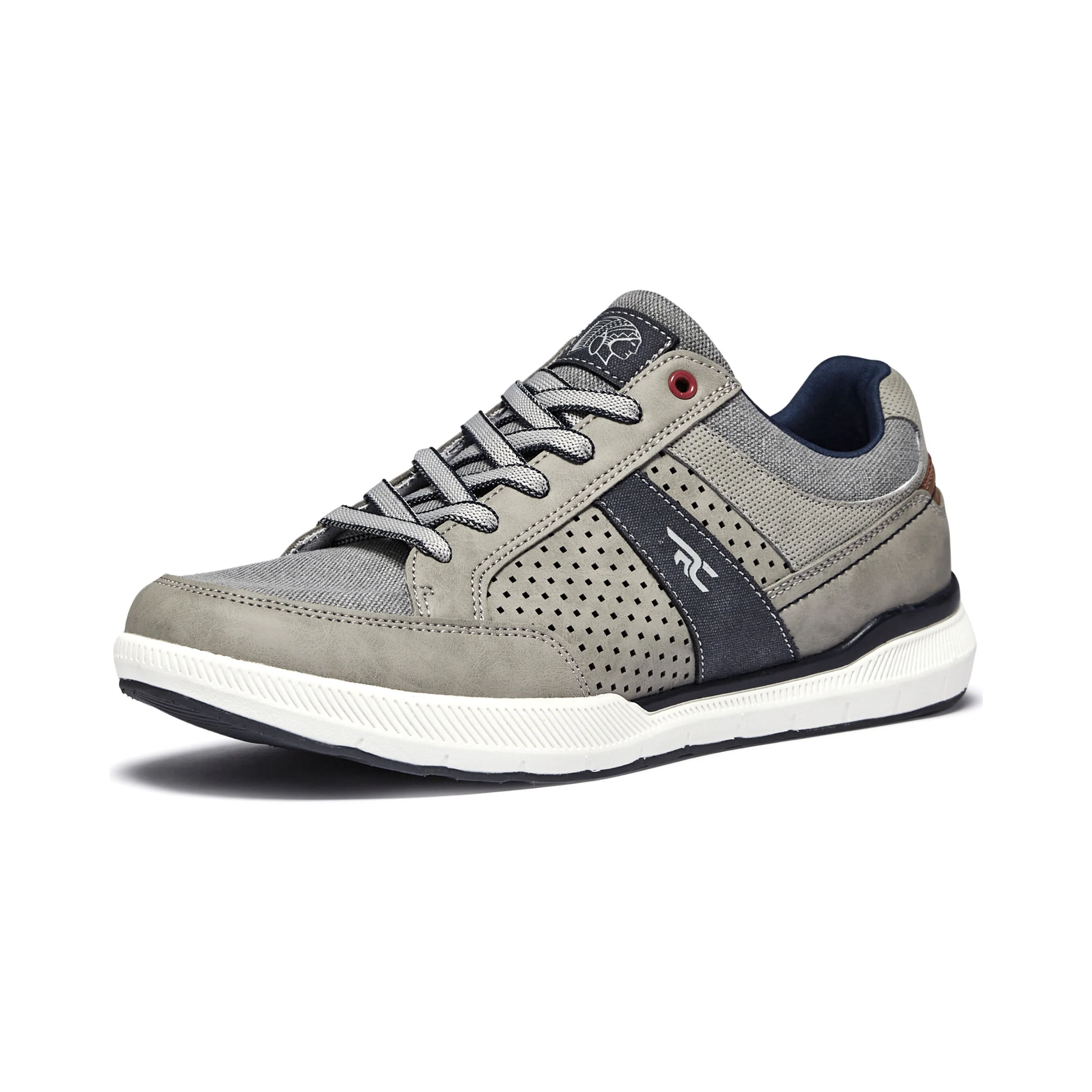 Red Chief Sports Gray-White Casual Sneakers Shoes For Men C6008 F041 - Image 9