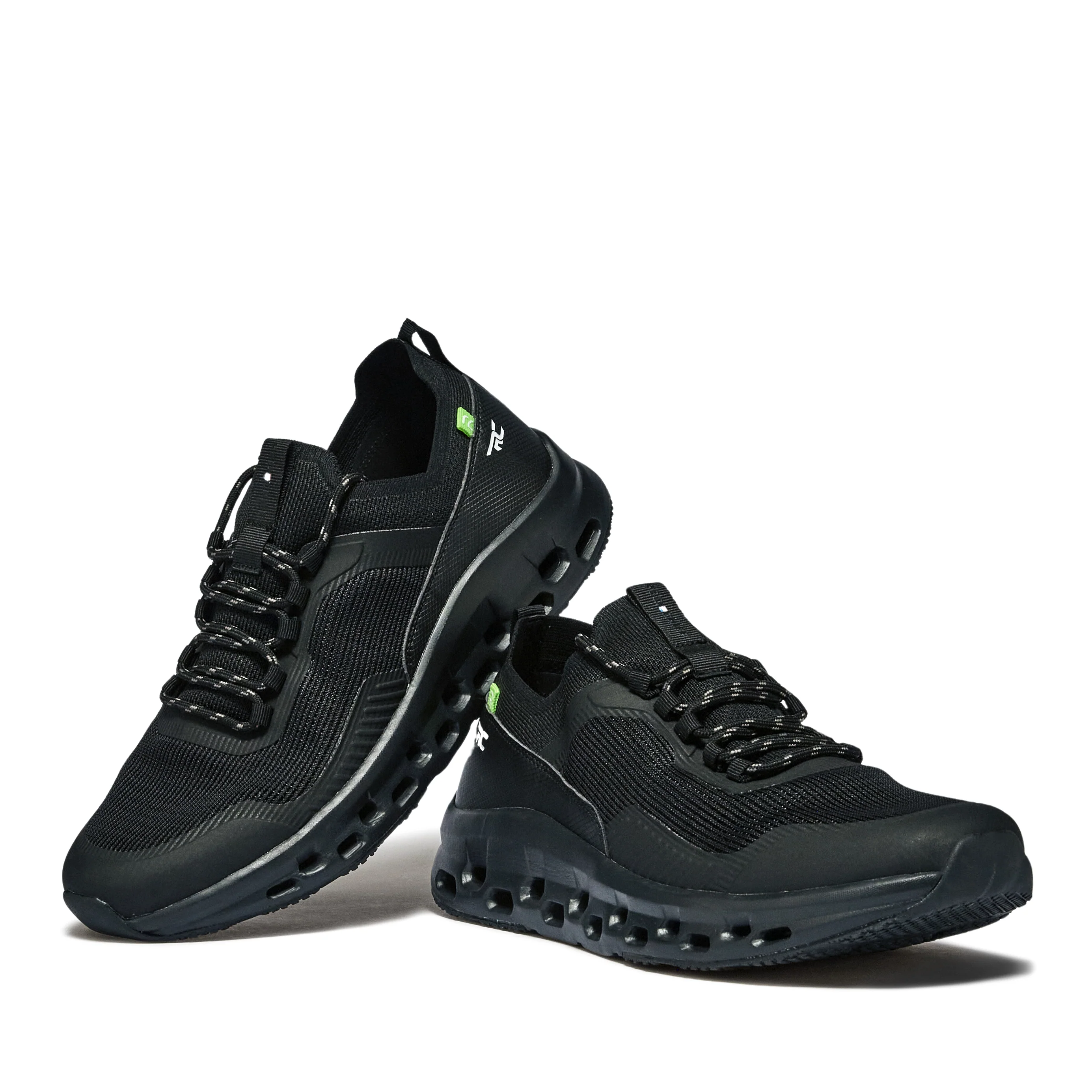 Red Chief Sports Black Walking Shoes for Men W7013 001 - Image 5